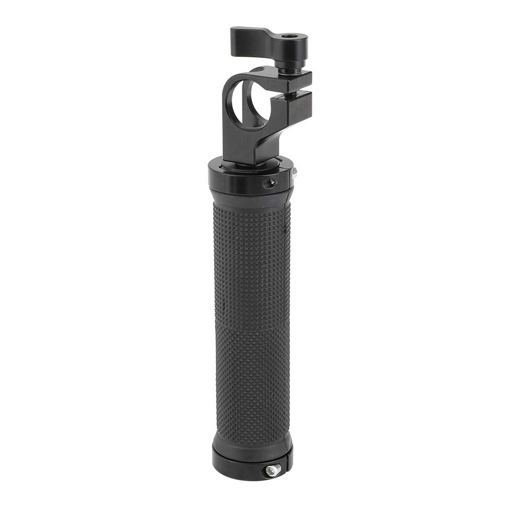 Camvate Rubber Handgrip With 19Mm Single Rod Clamp Adapter For Dslr Camera Rod Supporting Rig - 2261