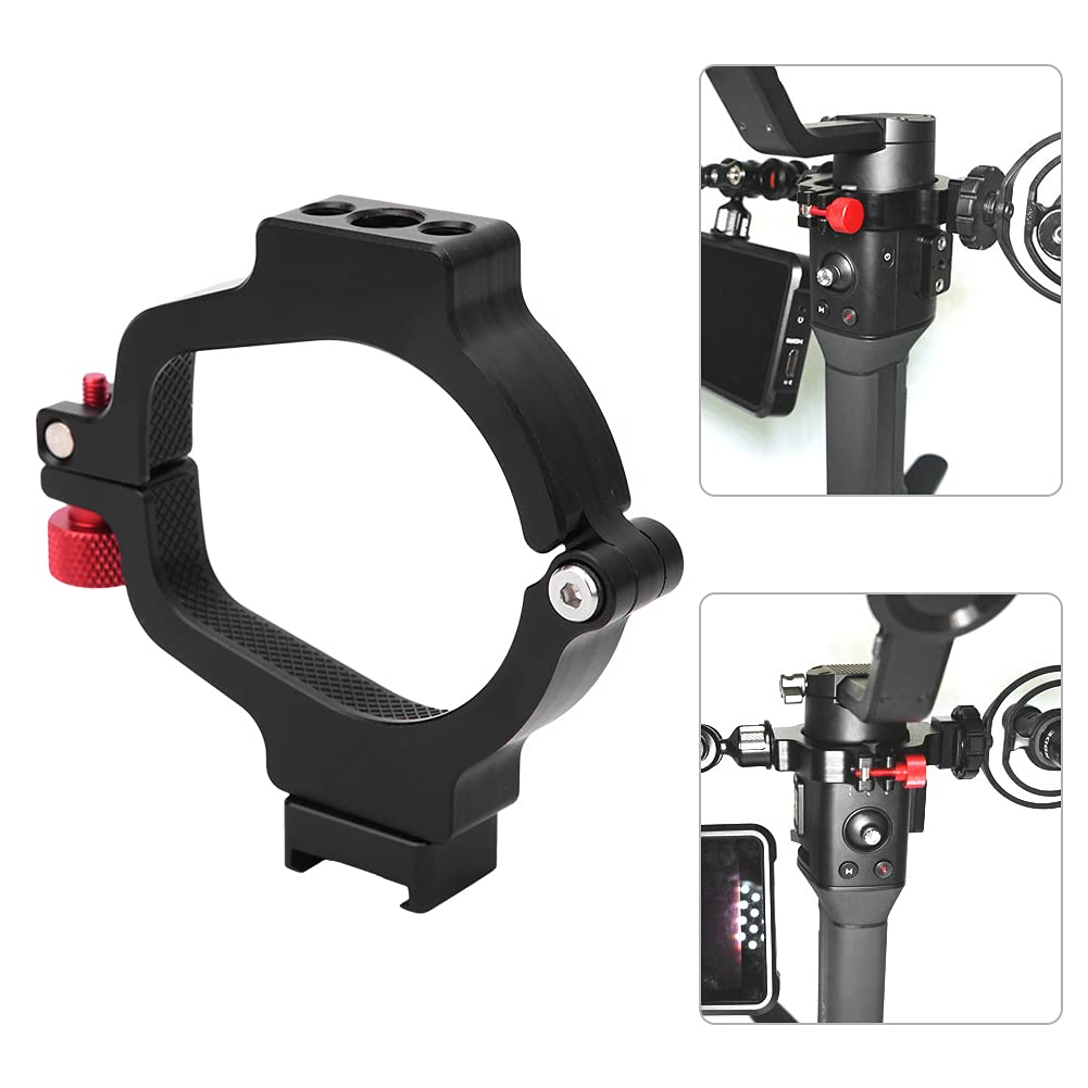 Agatige Stabilizer Extension Bracket, Handheld Gimbal Stabilizer Extension Mount Bracket Holder Ring With 1/4 Inch Hole For Flash Light Monitor Compatible For Ronin Sc Accessory