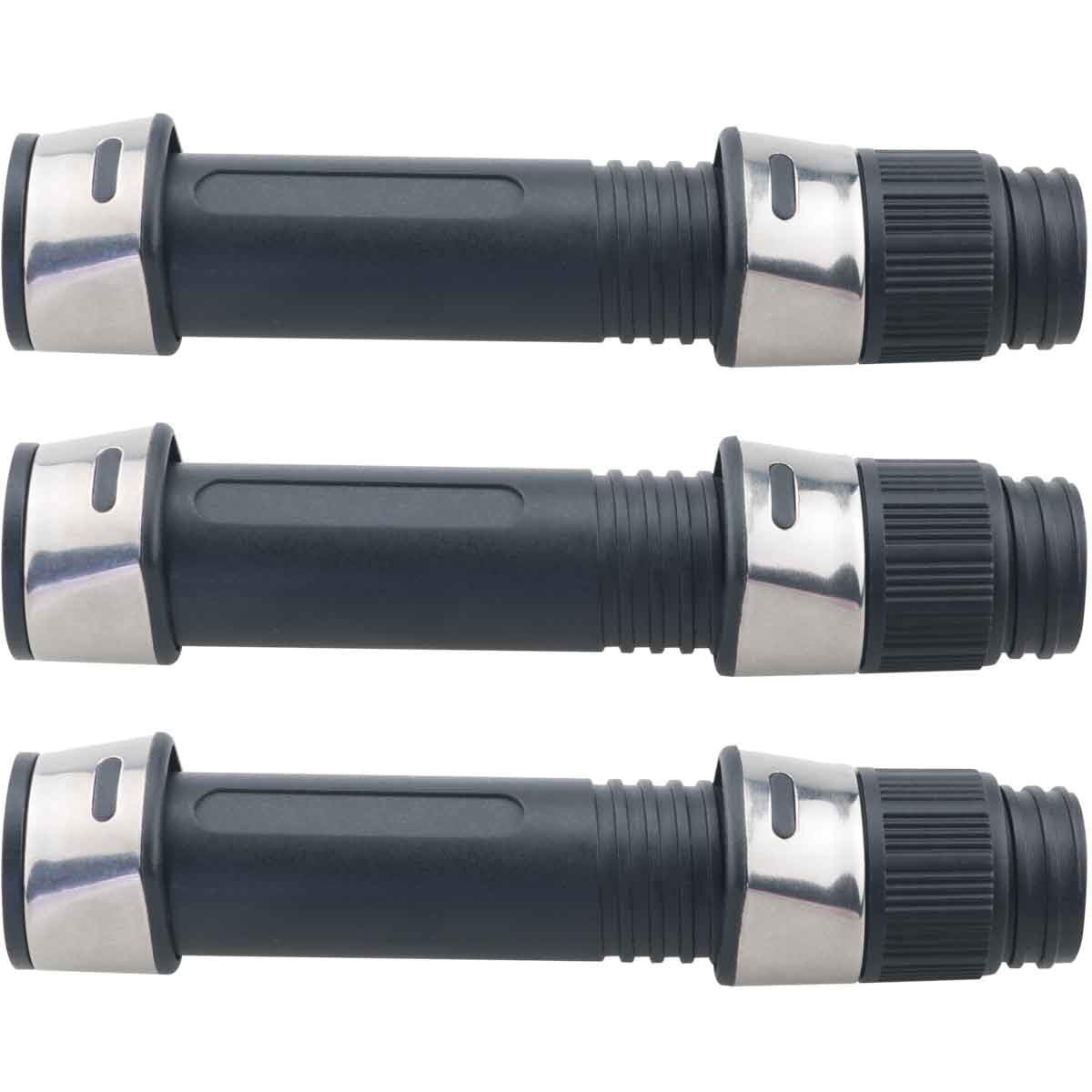 Whyhkj 3Pcs Black Fishing Rod Reel Holder I.D. 16X105Mm Length Fishing Rod Reel Holder Abs Fishing Rod Handle Fishing Gear Accessory Used For Fixing Fishing Rods And Reels