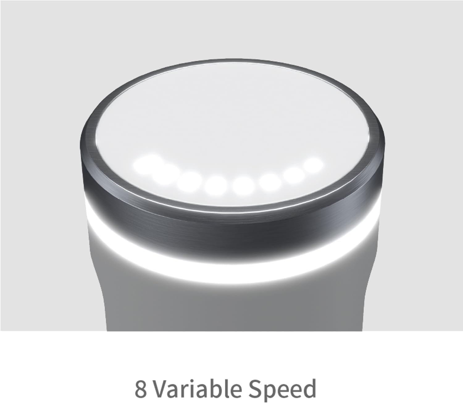 Shoov Cordless, Rechargeable 3 In 1 Hand Blender & Mixer, Stainless Steel Stick, Detachable, 8 Speed + Turbo, Easy To Clean, Safety Lock With Led White Lights, Usb Charge