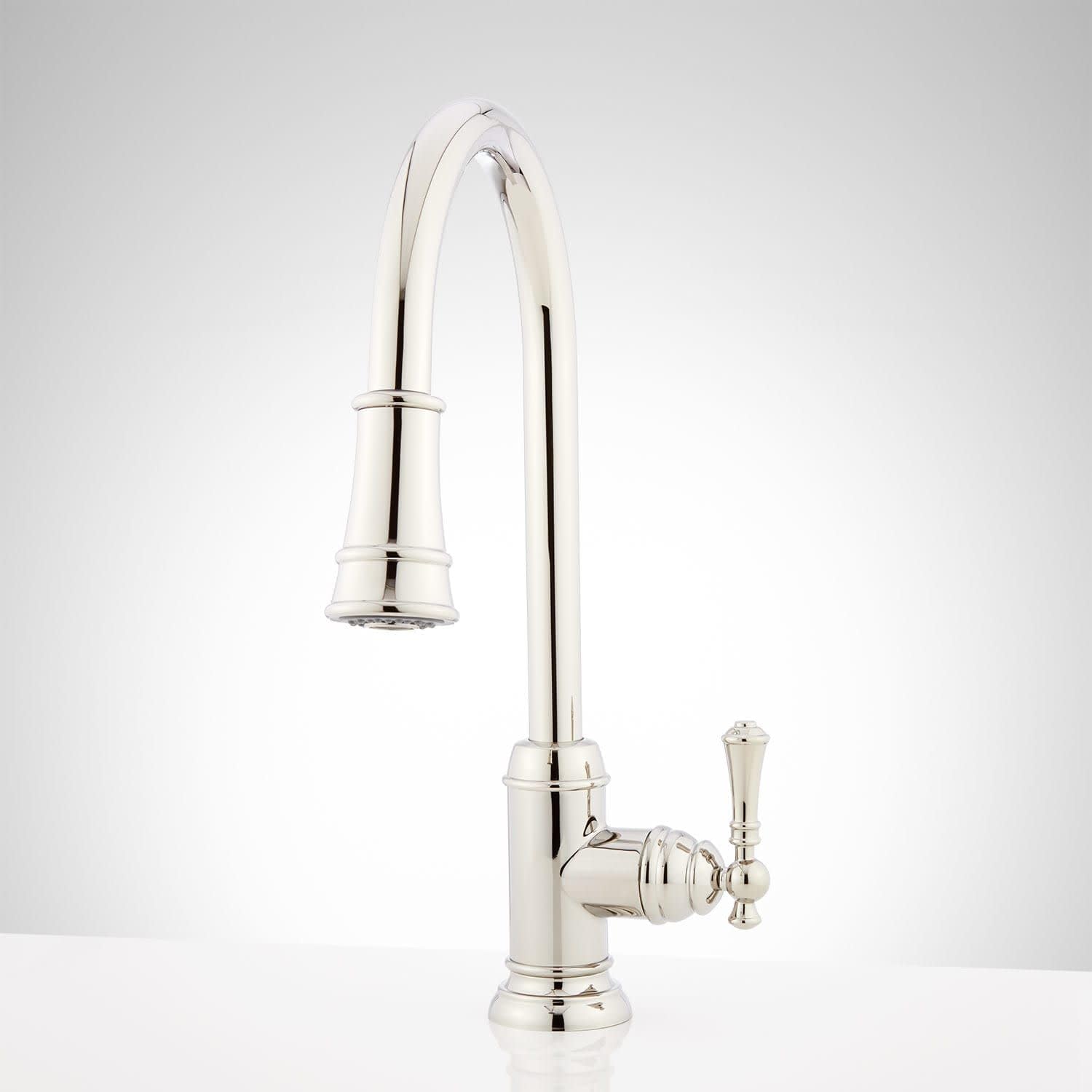 Signature Hardware 448174 Amberley 1.8 Gpm Single Hole Pull Down Kitchen Faucet