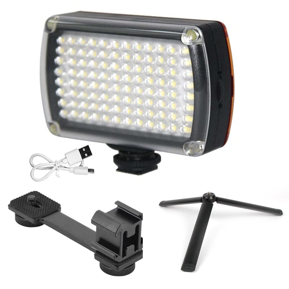Jlanda For Led Light For Dji Om 4 Osmo Mobile 2 3 For Zhiyun Smooth 4 For Feiyu Moza Expansion Bracket Vlog Live Video Gimbal Stabilizer Accessory (Color : Black)