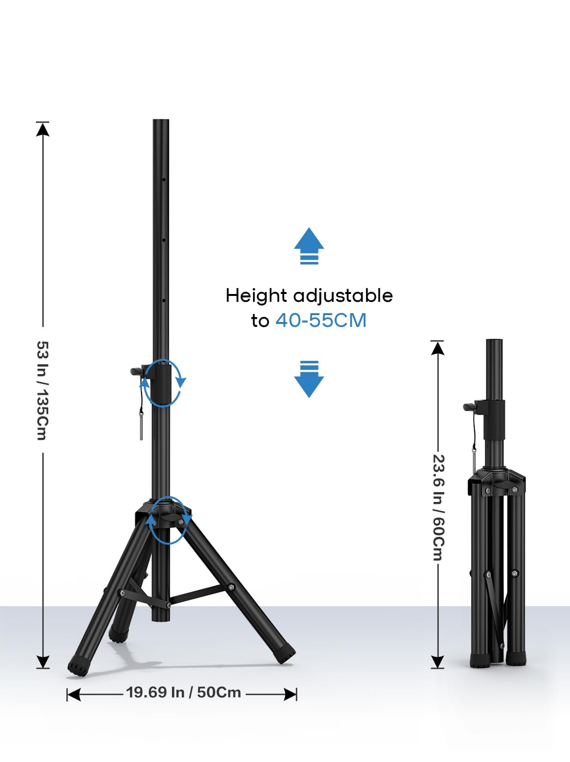 Wxpsky Starlink Tripod Stand Gen 3, Adjustable Height, Easy To Install And Carry, Includes A Duct Adapter Compatible With Starlink Gen 3/Starlink Mini.