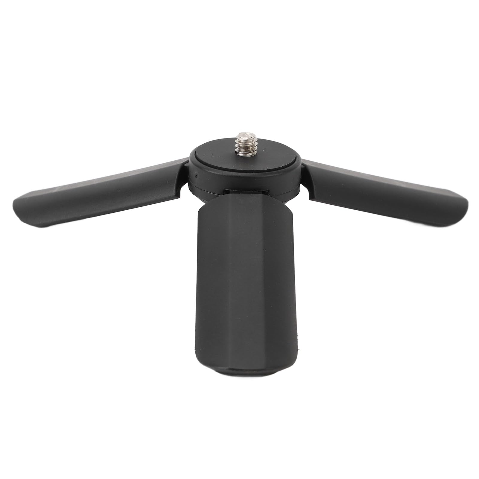 Yunseity Mini Camera Tripod Stand, Portable Desktop Tripod Stabilizer With 1/4 Inch Screws, Foldable Travel Tripod Handle Grip For Pal Cameras, For Evo, 70, For Lomo Cameras (Black)