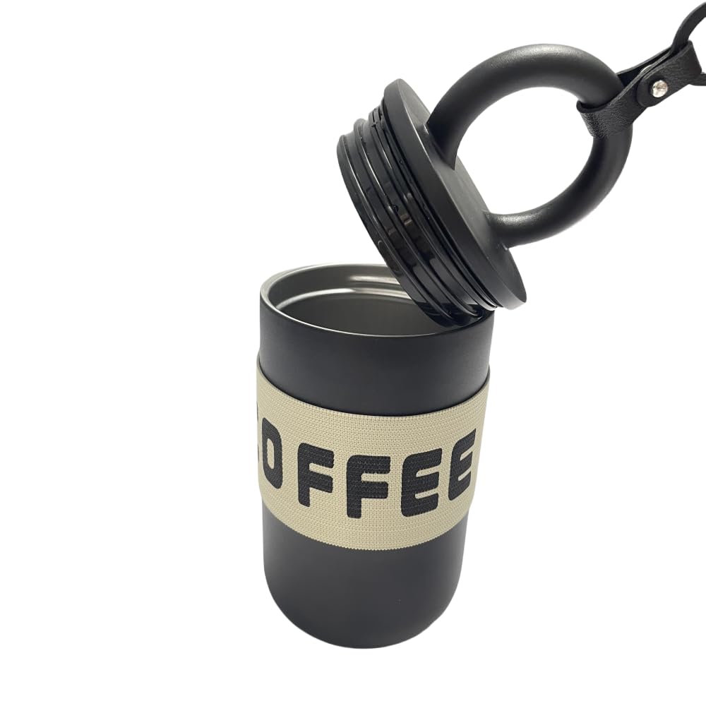 Water Bottle Thermos Bottle, 16 Oz Tumbler Trendy Coffee Cups, Stainless Steel Vacuum-Insulated