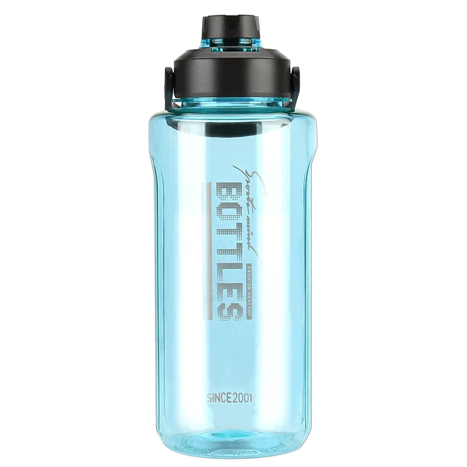 Half Gallon/64Oz Water Bottle With Handle, 2L Leak Proof Fitness Sports Water Jug