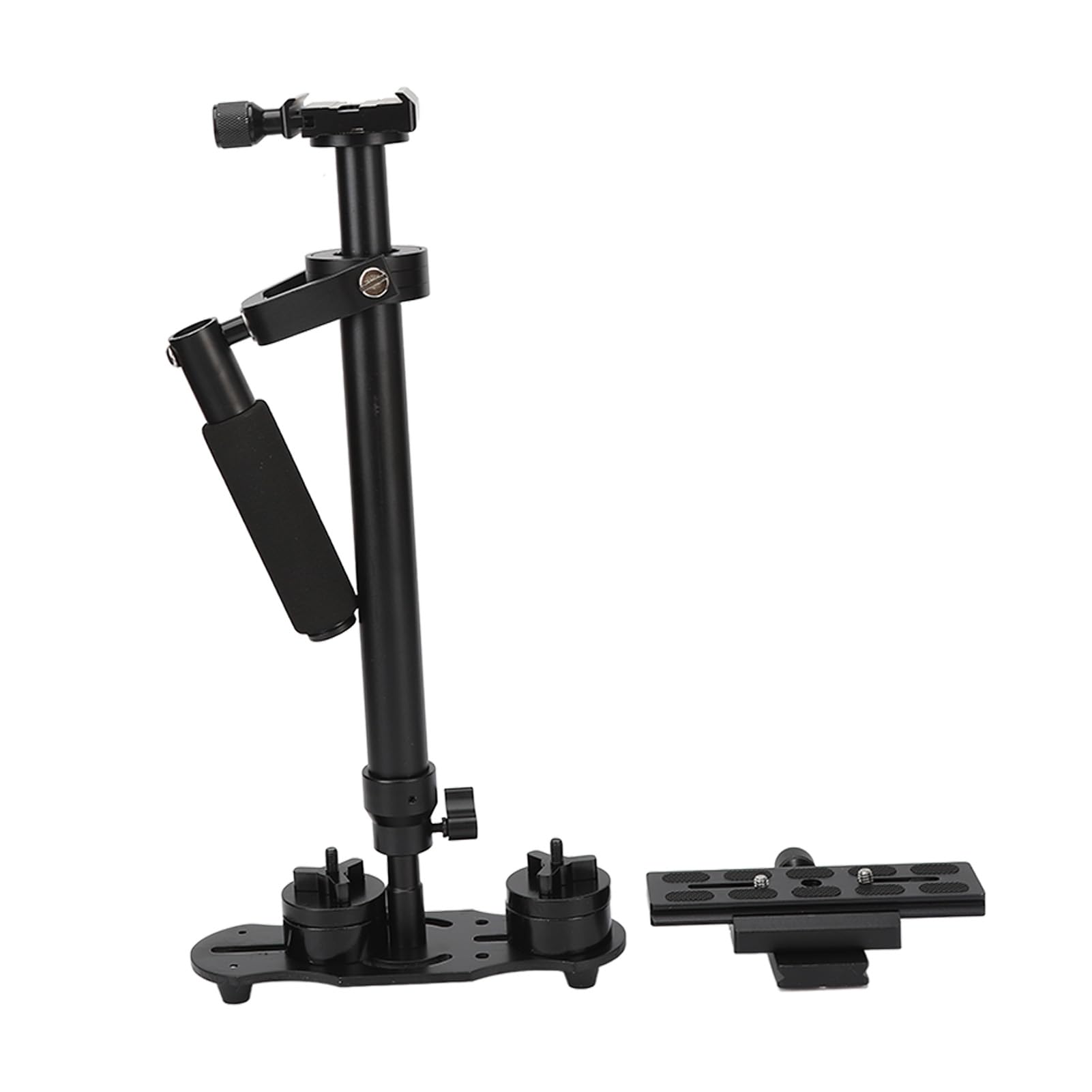 Yayintrading Professional Camera Stabilizer, 3 Axis Handheld, 360° Rotation, Quick Balancing, Cnc Aluminum, Telescopic Expandable For Video Slr Cameras, Load Capacity 3.5Kg/8Lbs