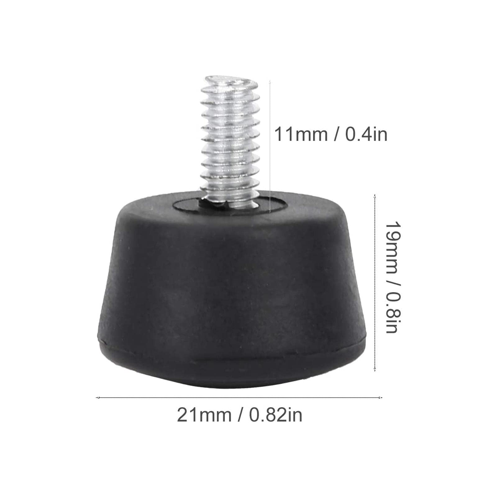 Vbestlife Rubber Foot Pad, Universal Tripod/Monopod Rubber Foot Pad, Anti-Slip M8 Rubber Pad Photography Accessories