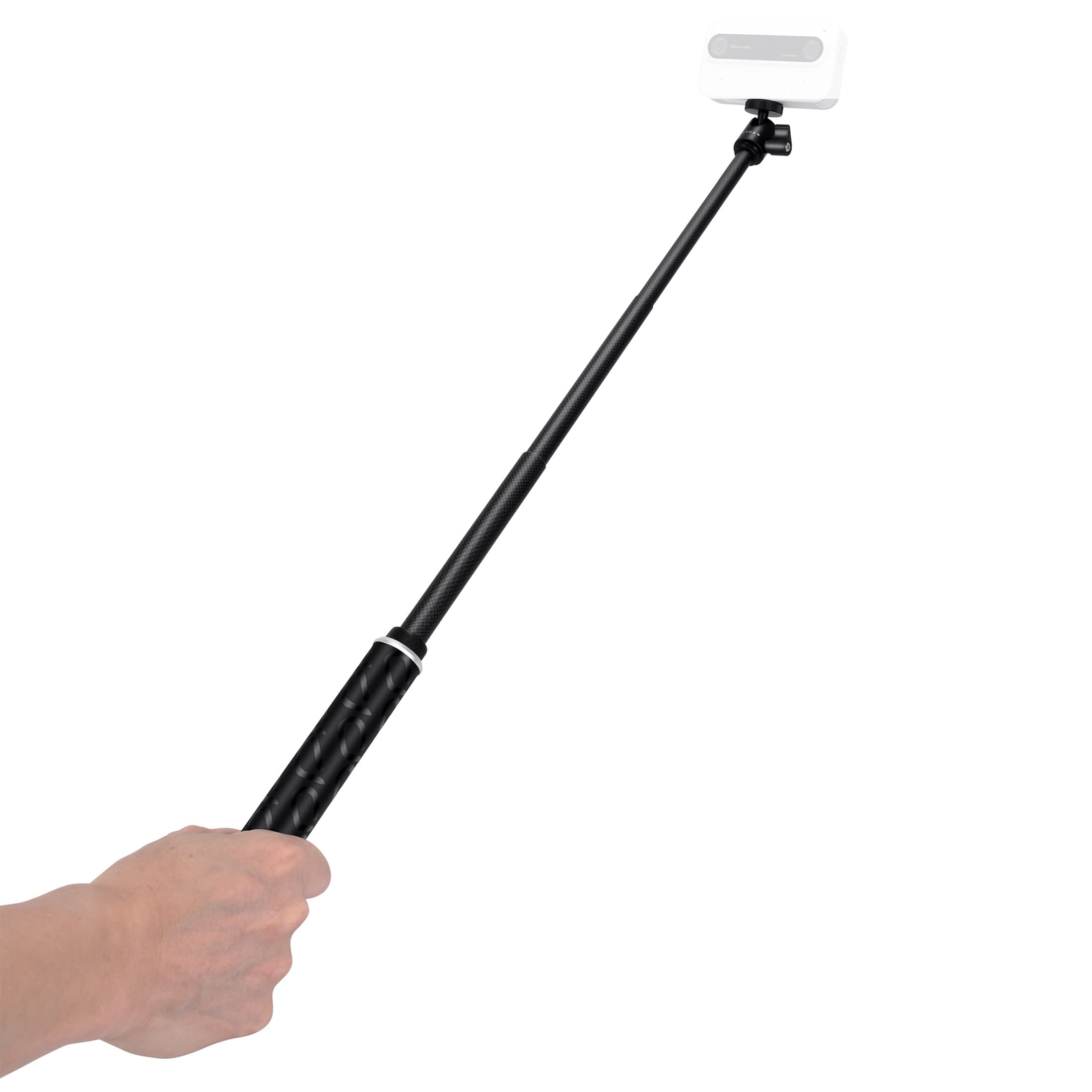 Kandao Selfie Stick For Qoocam Ego, Qoocam 8K Enterprise, Carbon Fiber Material Superb Light For 5 Section Extension