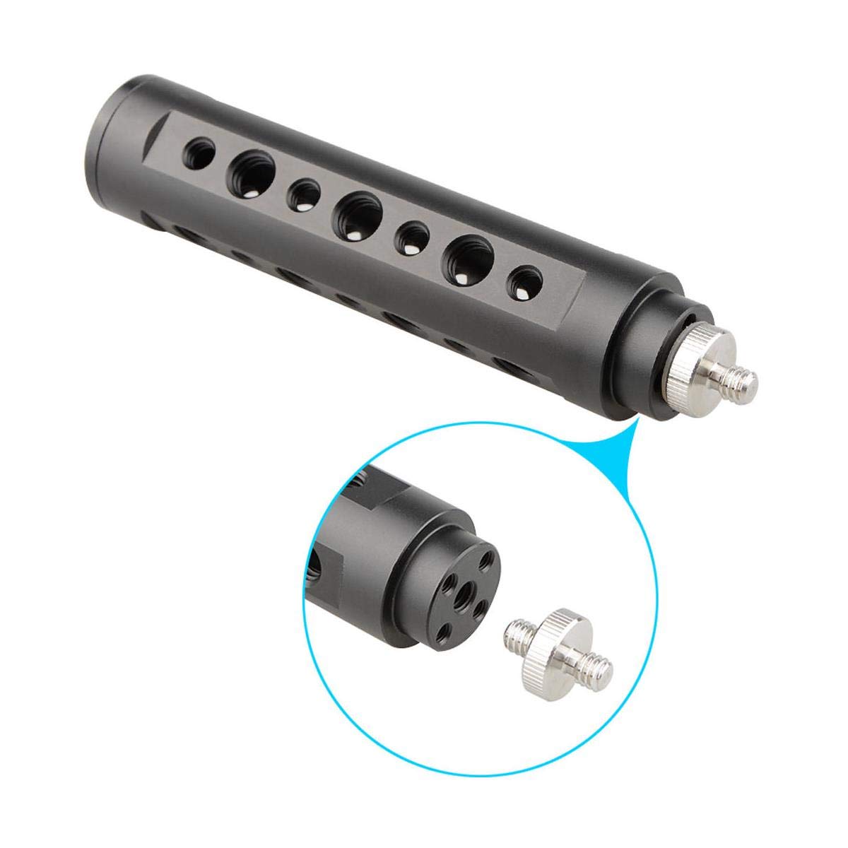 Camvate Aluminum Alloy Camera Handle Grip (Black) Dslr Stabilizer Light Mount For Camera Accessory Mount - 0967