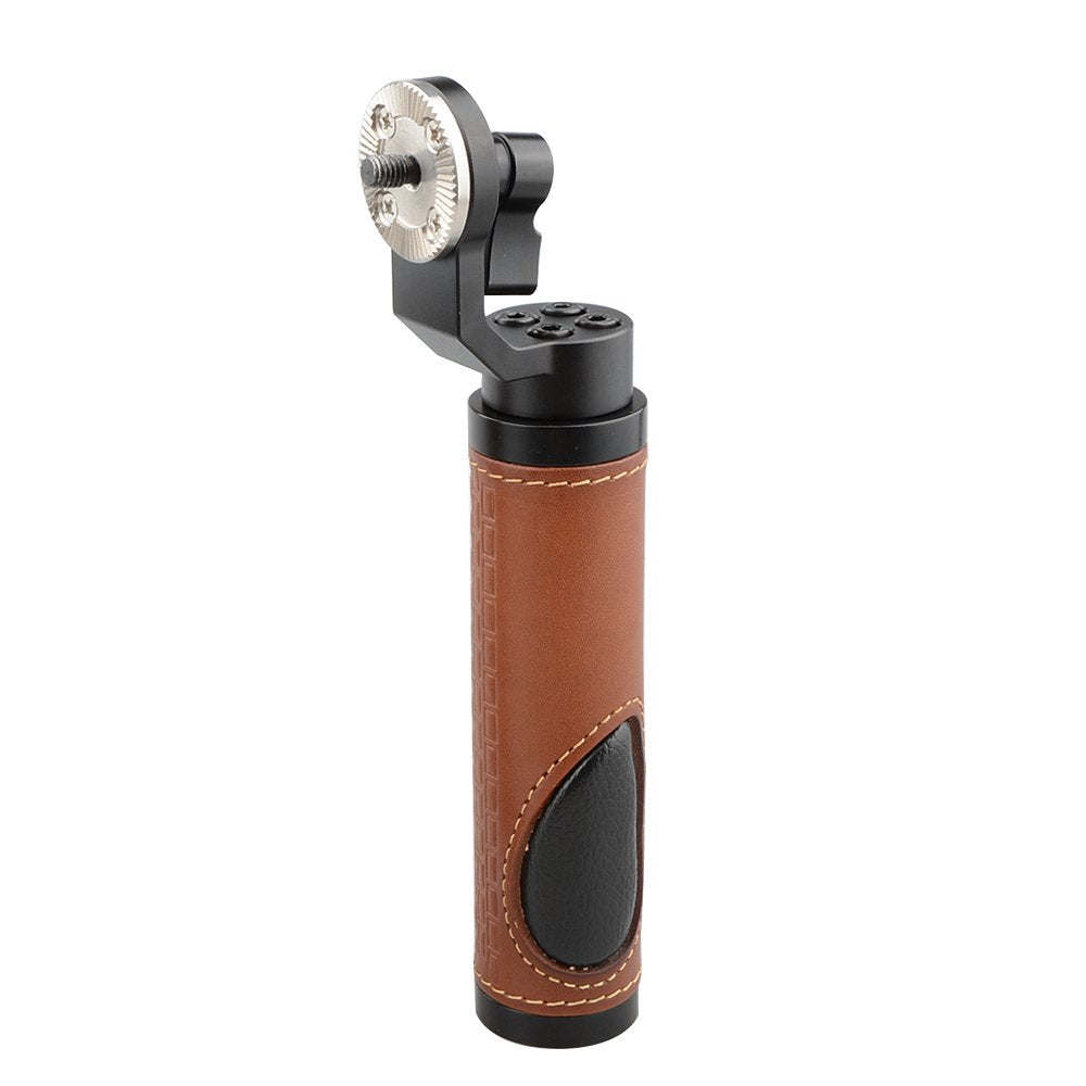 Camvate Handle Grips With Rosette Standard Accessory For Dslr Handle Shoulder Rig(Leather Grip)