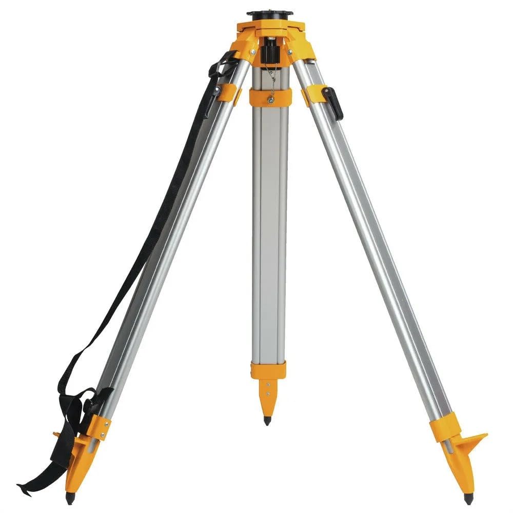 Ampliphase Dw0737 60 In. Lightweight Aluminum Construction Tripod Fits/Intended For Dewalt Dw0737