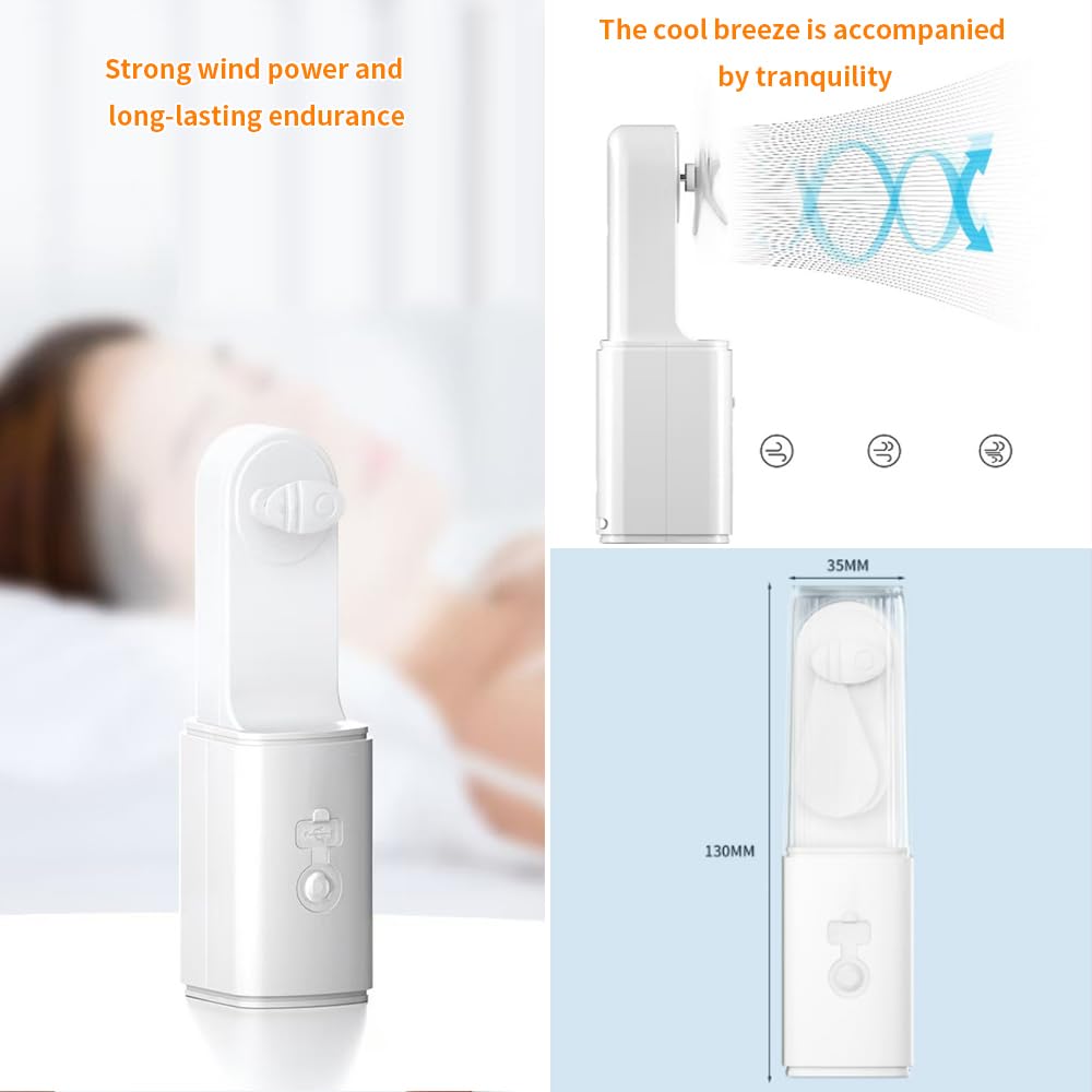 Yzyoe Portable Small 2-In-1 Rechargeable Fan Flashlight, Multifunctional Fan Flashlight Combining Led Outdoor Lighting And Fan.