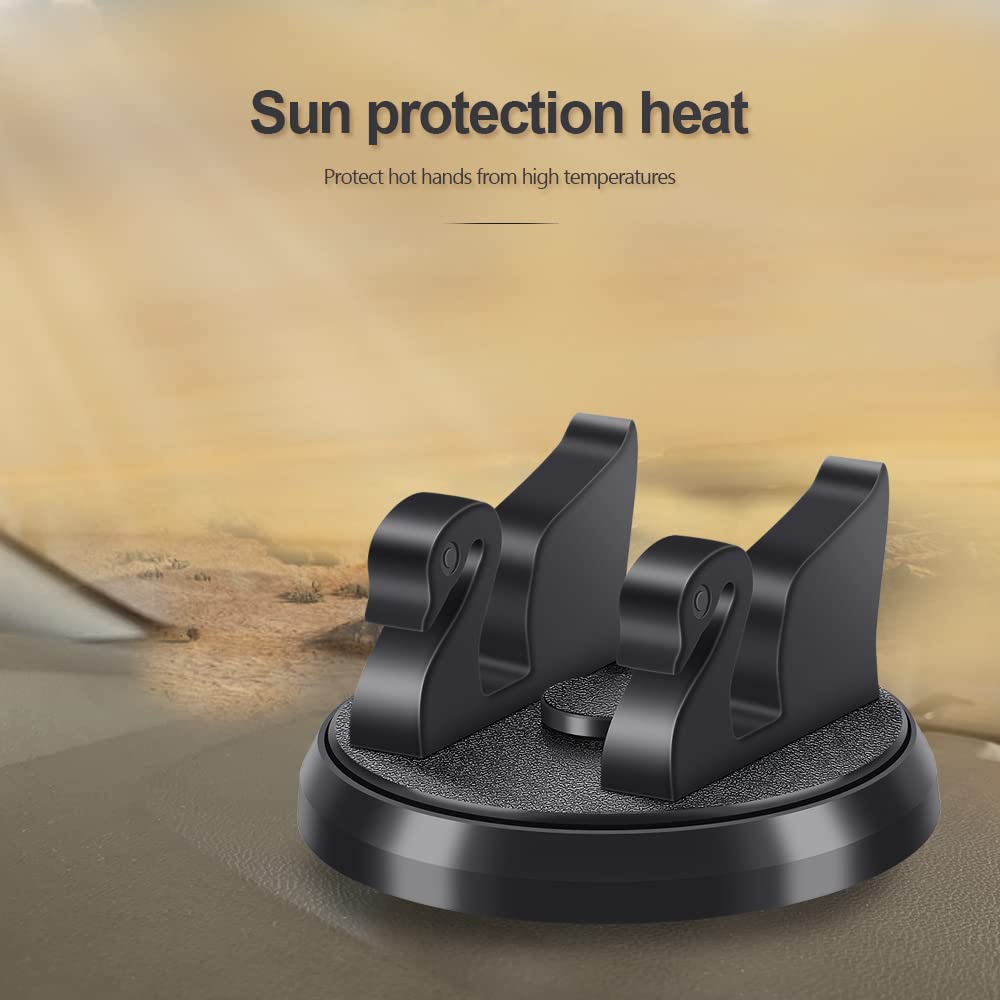 Smeyta Dashboard Phone Holder For Car Vertical Horizontal 360 Rotate,Cell Phone Holder For Car Compatible With I-Phone Samsung Android Smartphones Gps Devices For Various Dashboards(1Pc,Black)