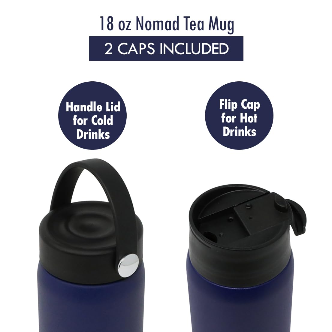 Mira 18 Oz Tea Infuser Thermos - Stainless Steel Travel Bottle With Removable Strainer