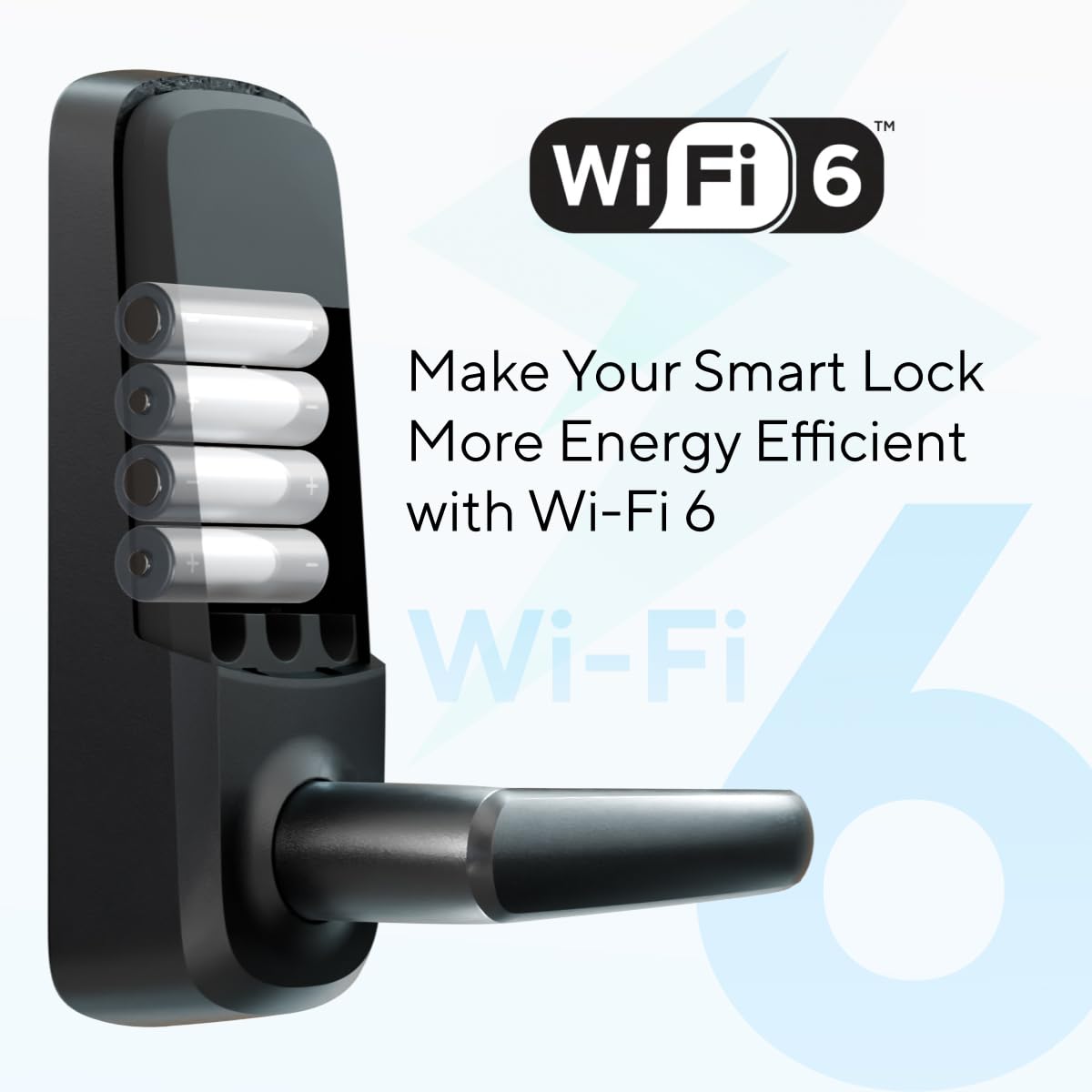 Ultraloq Latch 5 World'S First Built-In Wifi Smart Lock With Fingerprint, 5-In-1 Keyless Entry Door Lock With Touch Digital Keypad, App Control, Black