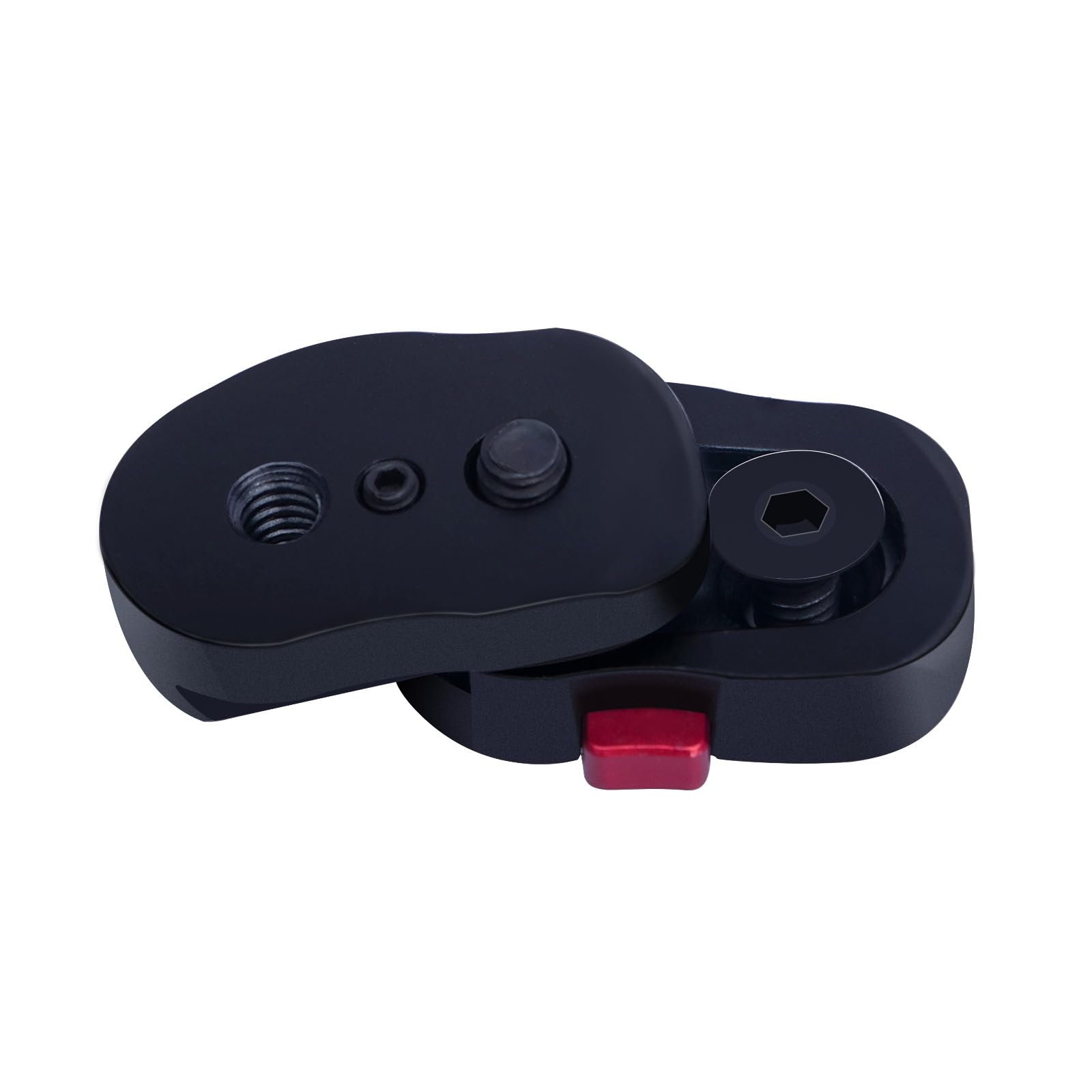 Andycine Quick Release Plate Fit For Camera Video Monitor,Magic Arm,Led Flash Light With 1/4 Inch Screw Threaded Holes