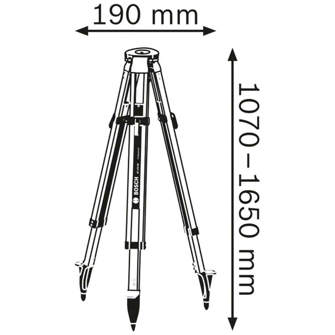 Bosch Professional Bosch 601091300 Building Tripod Bt 170 Hd