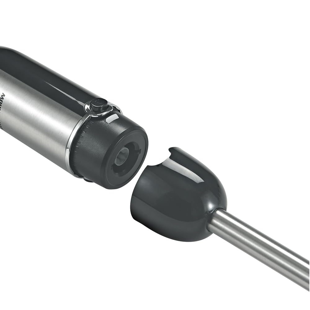 Vitasunhow Immersion Hand Blender, 4-In-1 Stainless Steel Handle Blender, 500W 6 Varible Speeds & Turbo, 600Ml Mixing Beaker,500Ml Food Processor, Whisk
