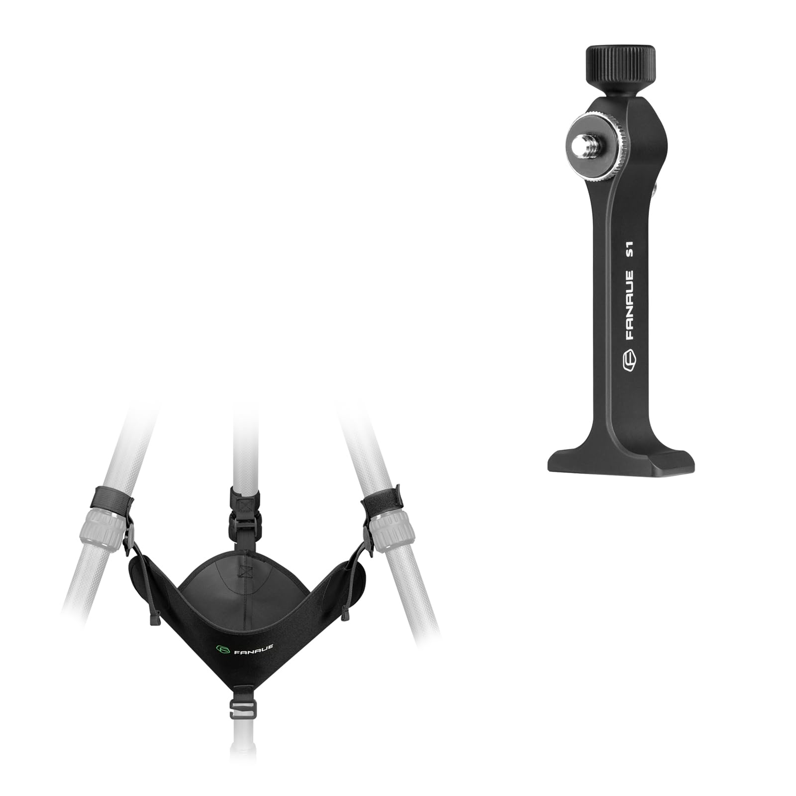 Fanaue Binocular Tripod Adapter And Tripod Stone Bag