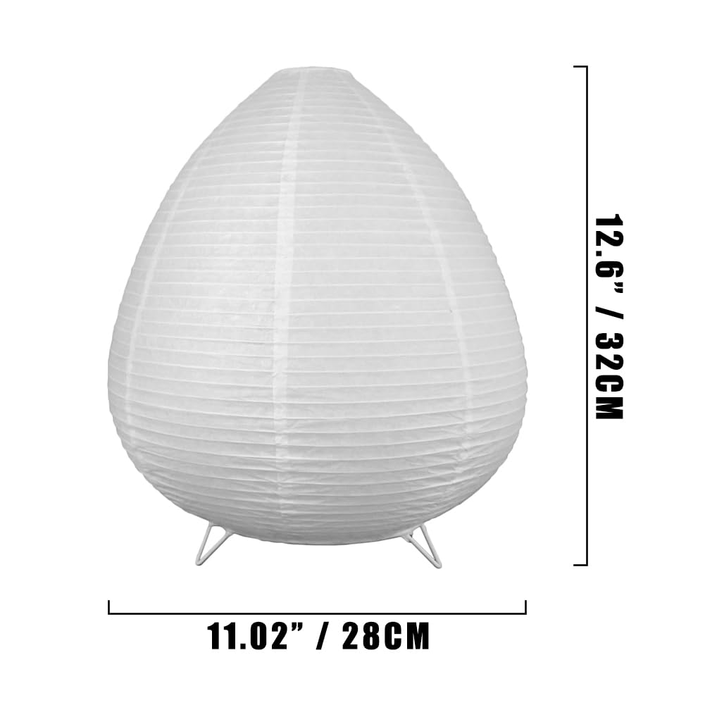 Yy Yearchy Table Lamp Paper Lamp Able Lamp Standing Lamps With Rice Paper Shade For Bedroom Livingroom (Peach)
