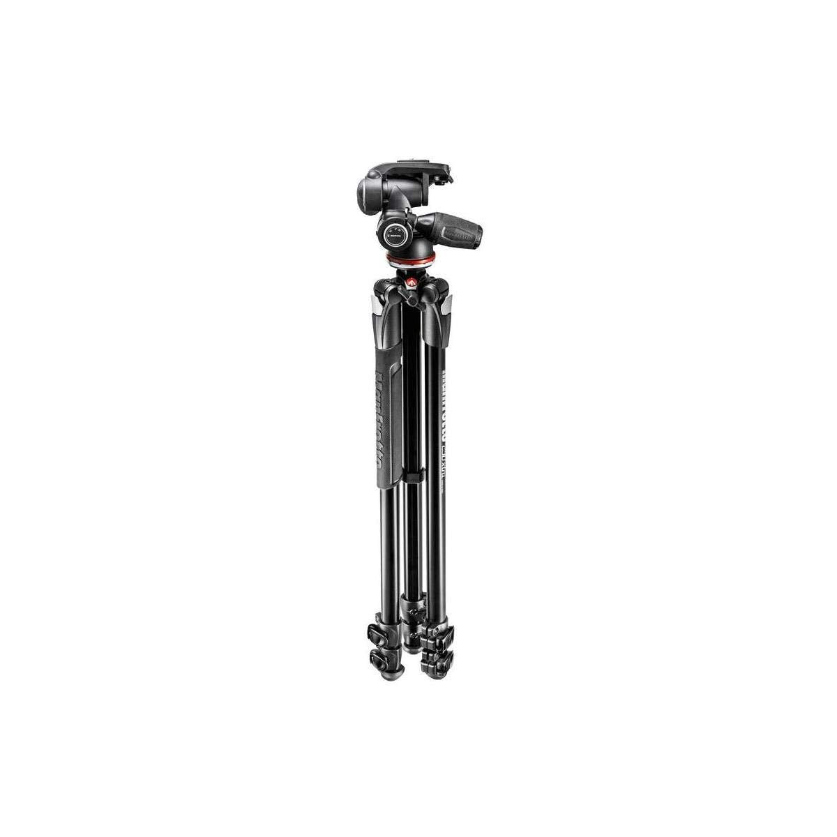Manfrotto 290 Xtra 3-Section Aluminum Tripod With 804 3-Way Pan And Tilt Head