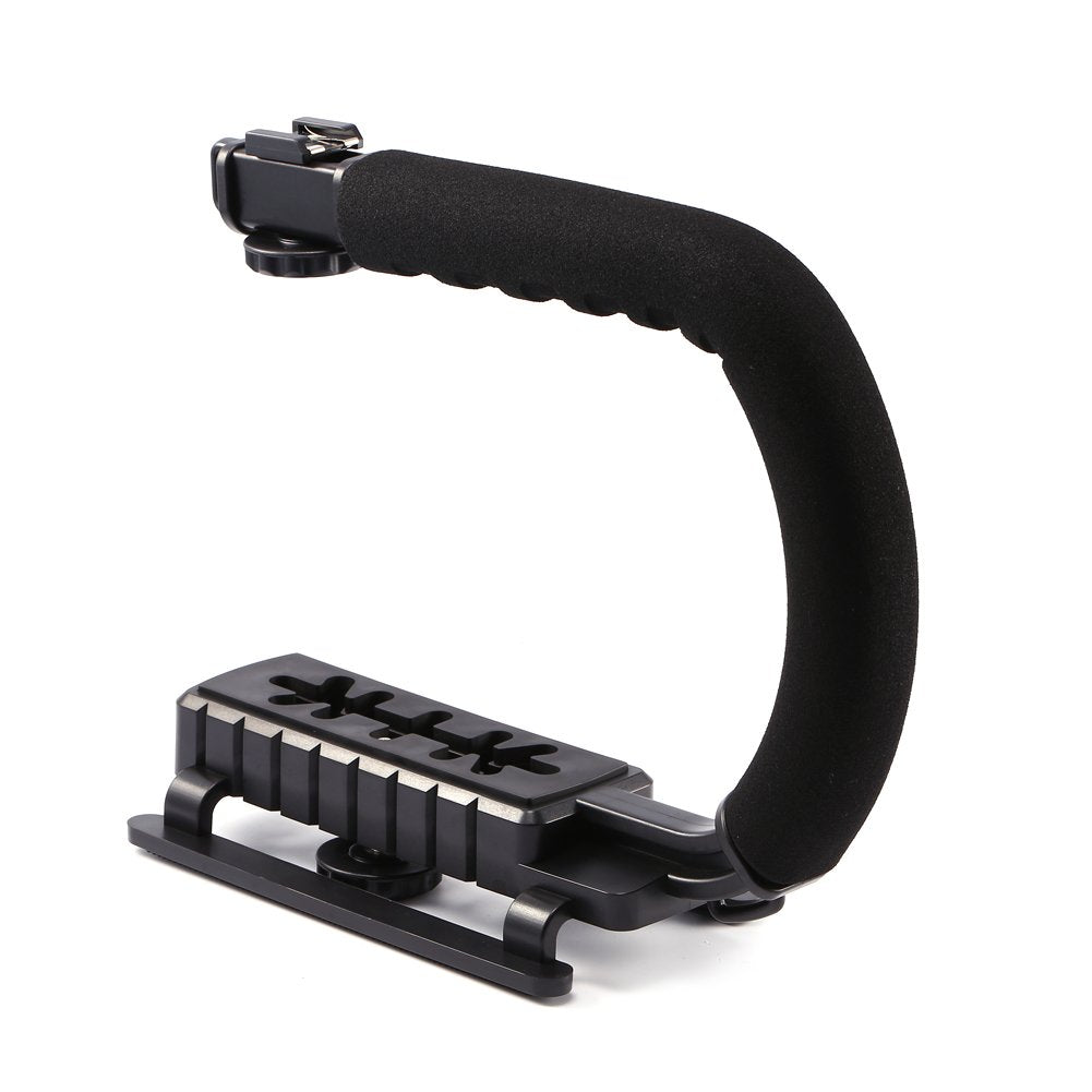 Zerone Camera Video Stabilizer, Portable C-Shape Video Bracket Handle Stabilizer Grip Holder Antiskid For Slr Dv Camera Camcorder