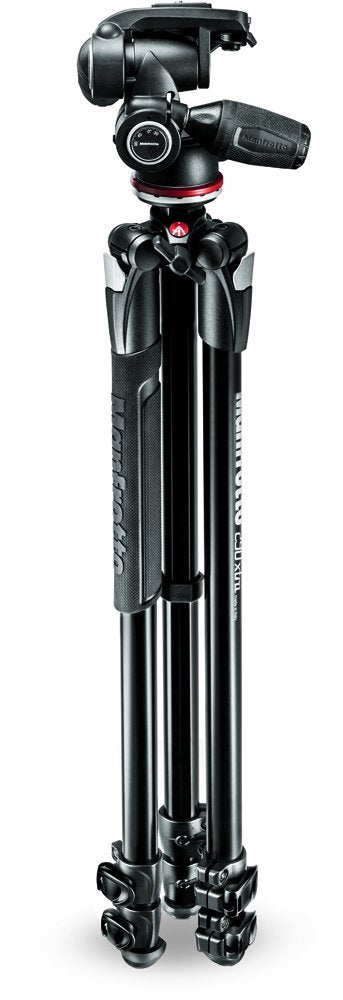 Manfrotto 290 Xtra Aluminum Tripod Kit (Mk290Xta3-3Wus) + Quick Release Plate