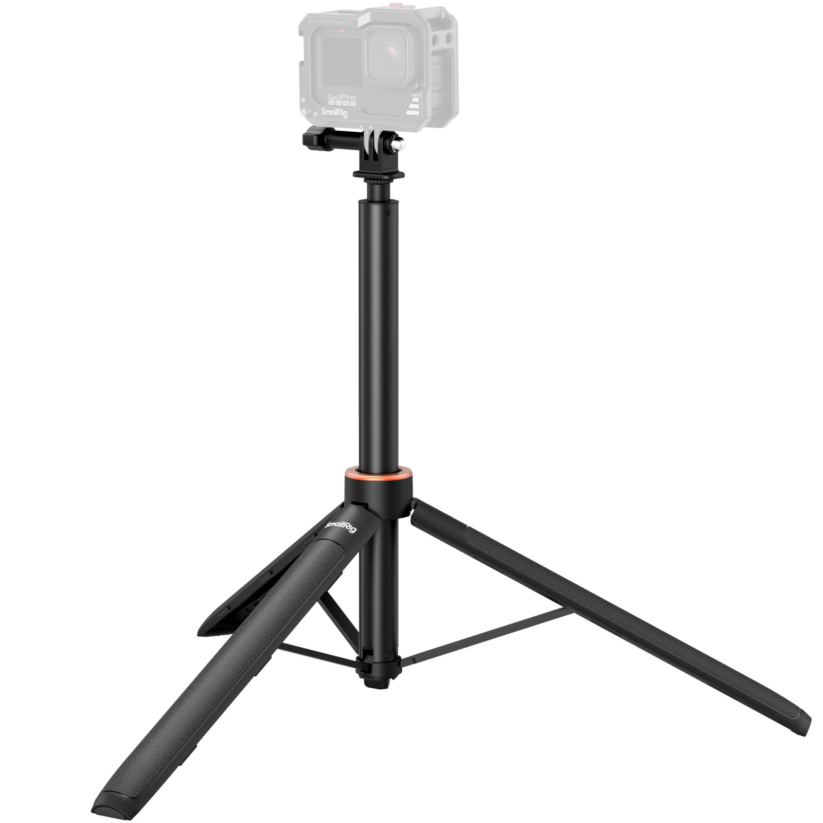 Smallrig Vt-08 Selfie Stick Tripod For Camera, 11.4-59 Inches Adjustable Length, With Tripod Stand And Action Camera Adapter, For Insta360, For Gopro, For Dji