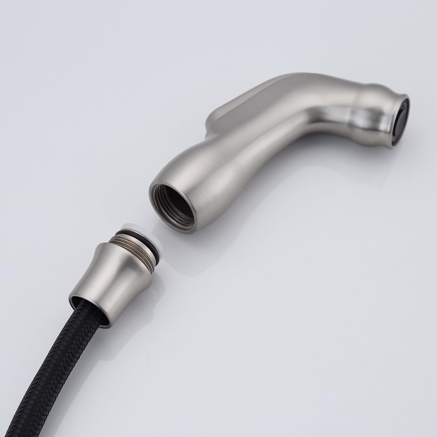 Zephyrjazz Kitchen Sink Spray Attachment For Moen Stainless Replacement Kitchen Side Spray Head And Hose Assembly, 136103Sl