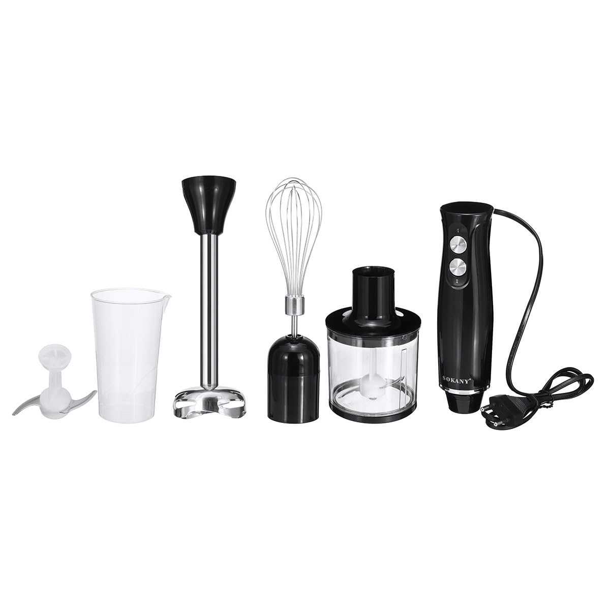 Gyxgs Immersion Blender 7 In 1 Hand Blender, 700W Hand Mixer Stick, Speed Handheld Blender, With Mixing Beaker, Chopper, Whisk And Milk Frother For Soup, Baby Food, Sauce