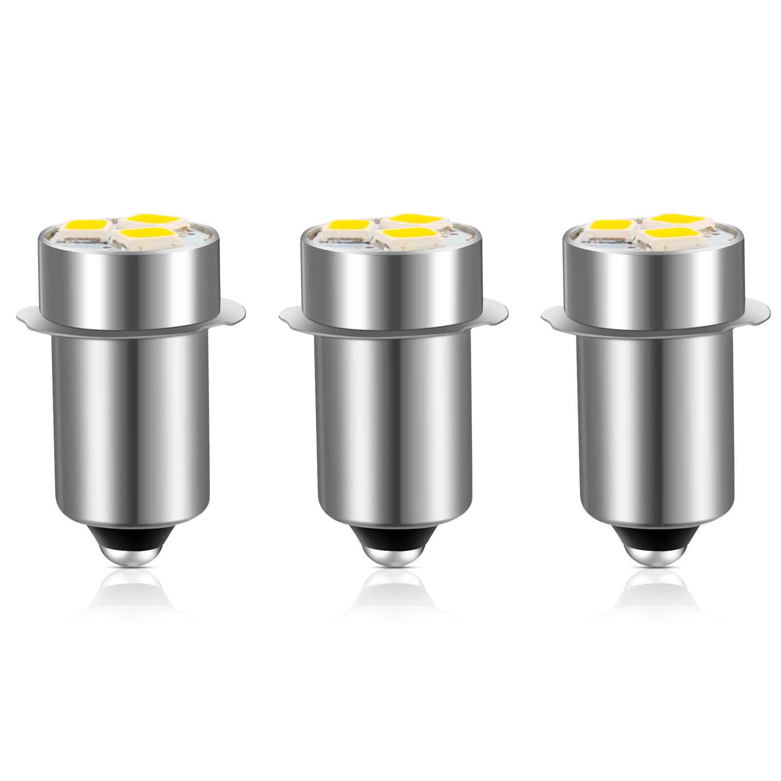 Ro6G Flashlight Led Light Bulb For Ryobi Craftsman Flashlight /Work Light Replacement 18V 19.2V Flashlight Maglite Led Bulb - 3 Pack