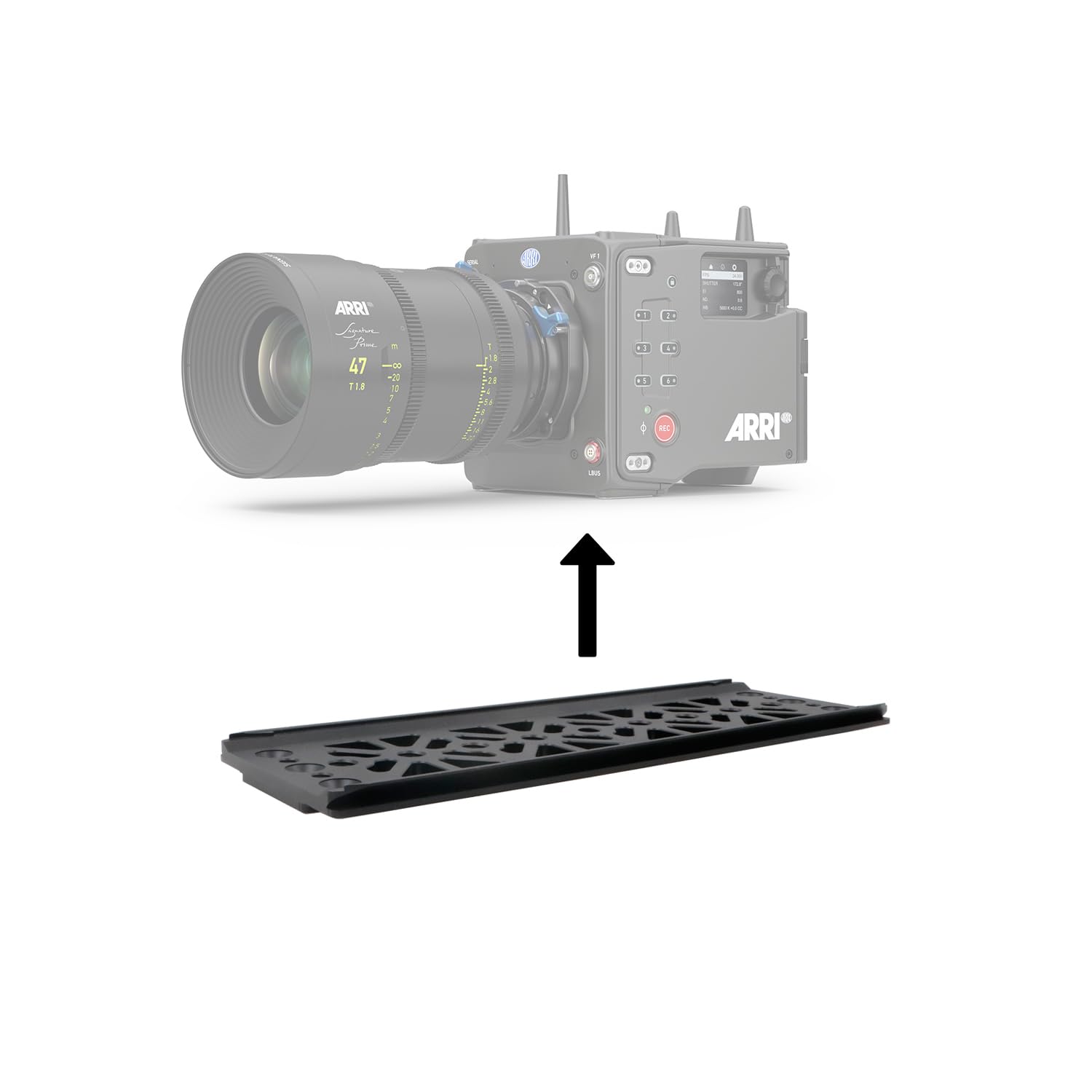 Alvin'S Creativity Alvins Alexa 35 Base Plate Bottom Cheese Plate Light Weight Safety Dovetail Plate For Arri Trinity Dji Ronin 2 Steadicam M2 With 3/8"-16 Threaded
