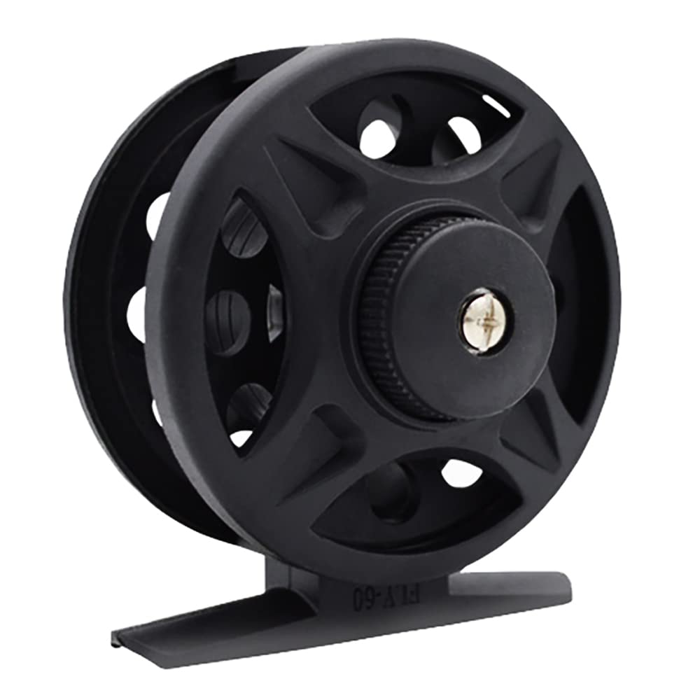 Fangblue Fly Fishing Reel Abs 2.4Inch(6Cm) Mini Fly Wheel For Trout Pike Lightweight Interchangeable Winter Fishing Wheel For Freshwater Saltwater