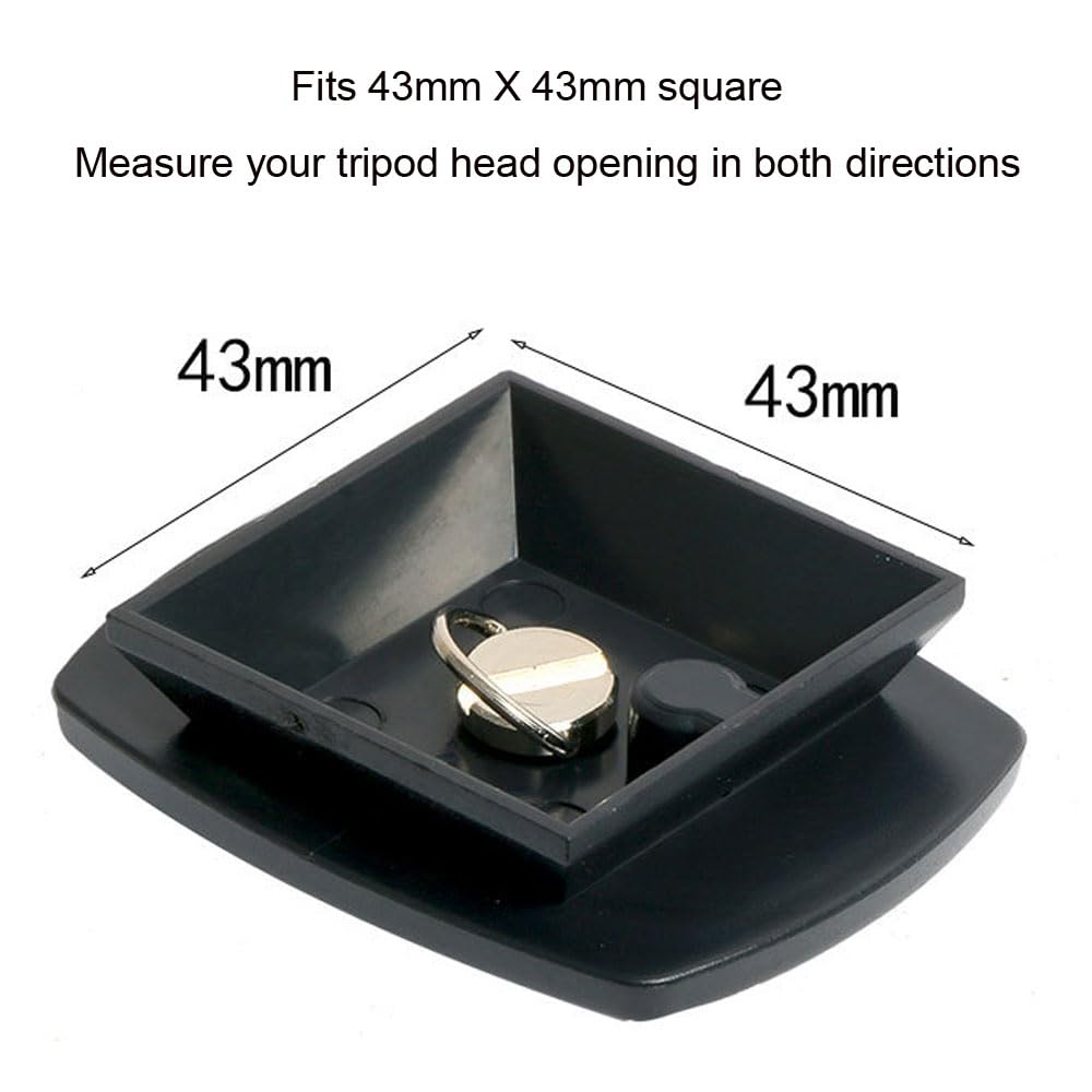 Harwerrel Tripod Quick Release Plate Camera Mount Adapter Replacement For Cx-444 Cx-888 Cx-460 Cx-460Mini Cx-470 Cx-570 Cx-690 Df-50 Vct-D580Rm Vct-D680Rm Vct-R640 (Pack Of 2)