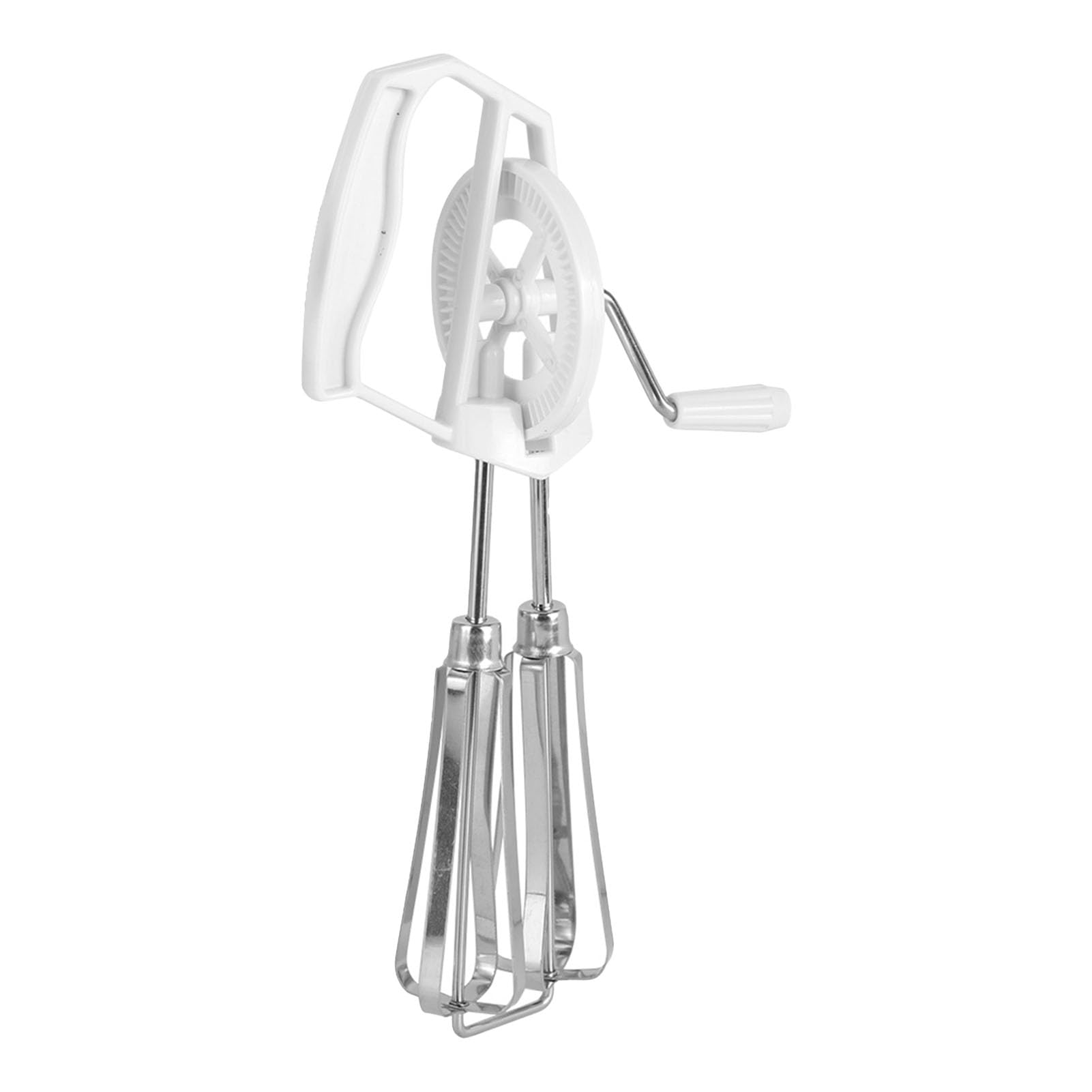Dmlengoin Stainless Steel Handheld Manual Egg Blender Mixer Beater Home Kitchen Cooking Tool