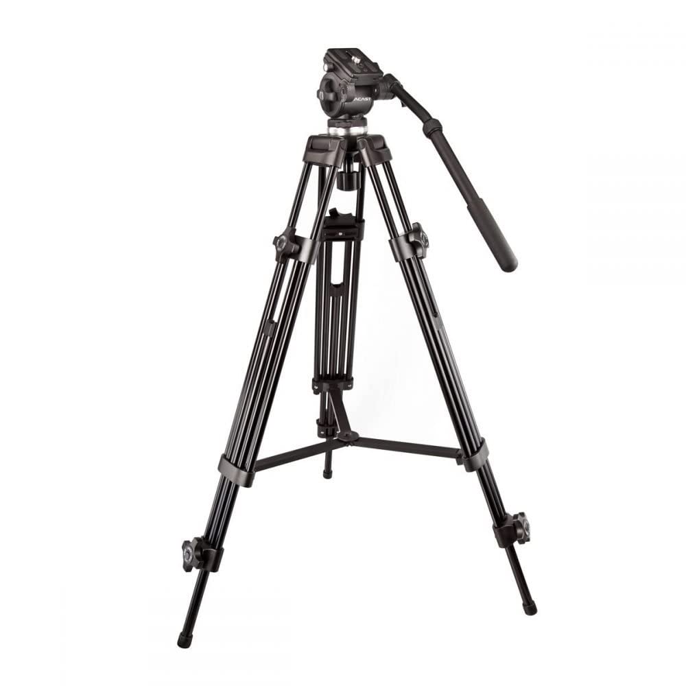 Draco Broadcast Dracast Dvt-17 Professional Heavy Duty Photo/Video Tripod With Fluid Head