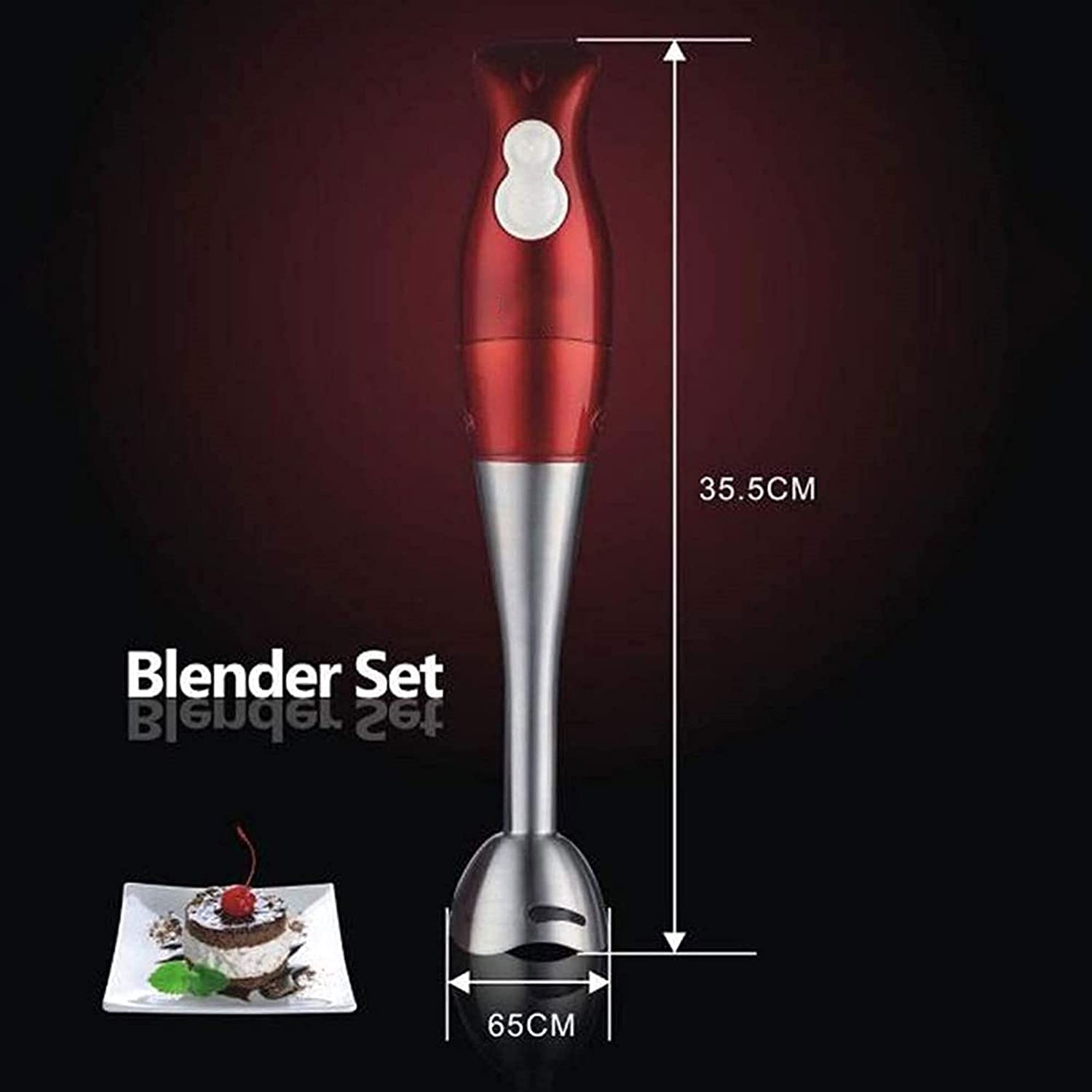 Kaabeto Multifunction Immersion Hand Blender, 4-In-1 Stick Blender With Milk Frother, Egg Whisk For Smoothies, Coffee Milk Foam, Puree Baby Food, Sauces And Soups