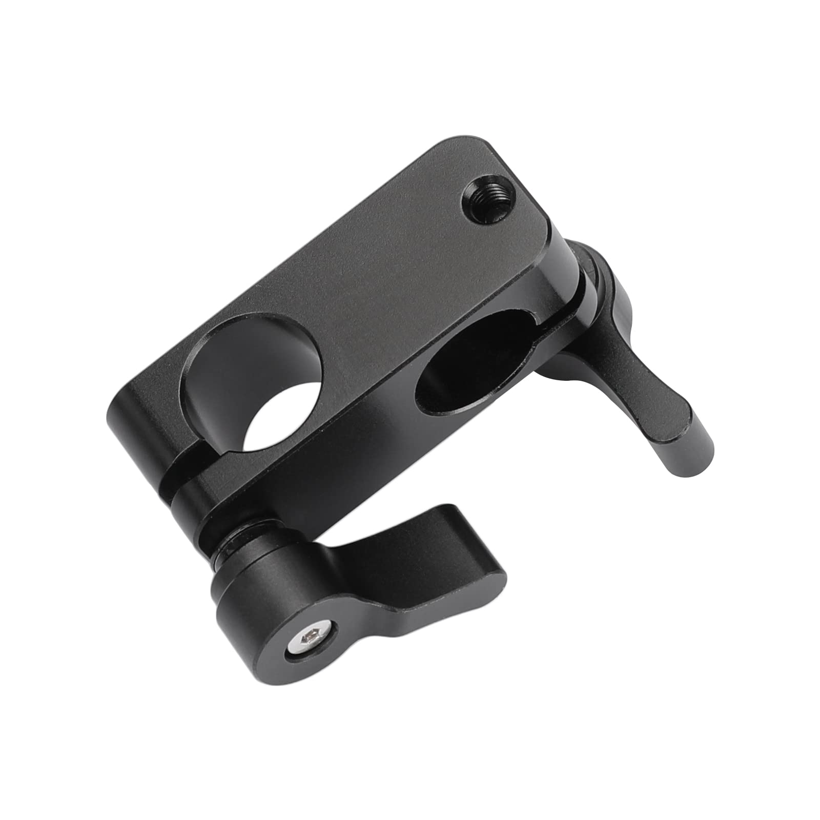 Camvate Right Angle Rod Clamp 15Mm Rod 90 Degree Rotate For Video Camera Dslr Rig(Black) - 1102