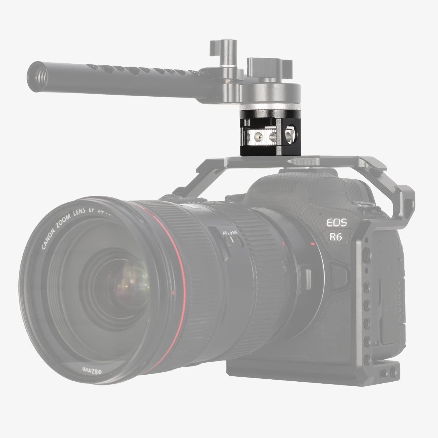 Niceyrig M6 Thread Rosette Adapter For Arri Locating Hole, Compatible With Rosette Mount Wooden Side Handle And 15Mm Rod Rail Extension Clamp - 514