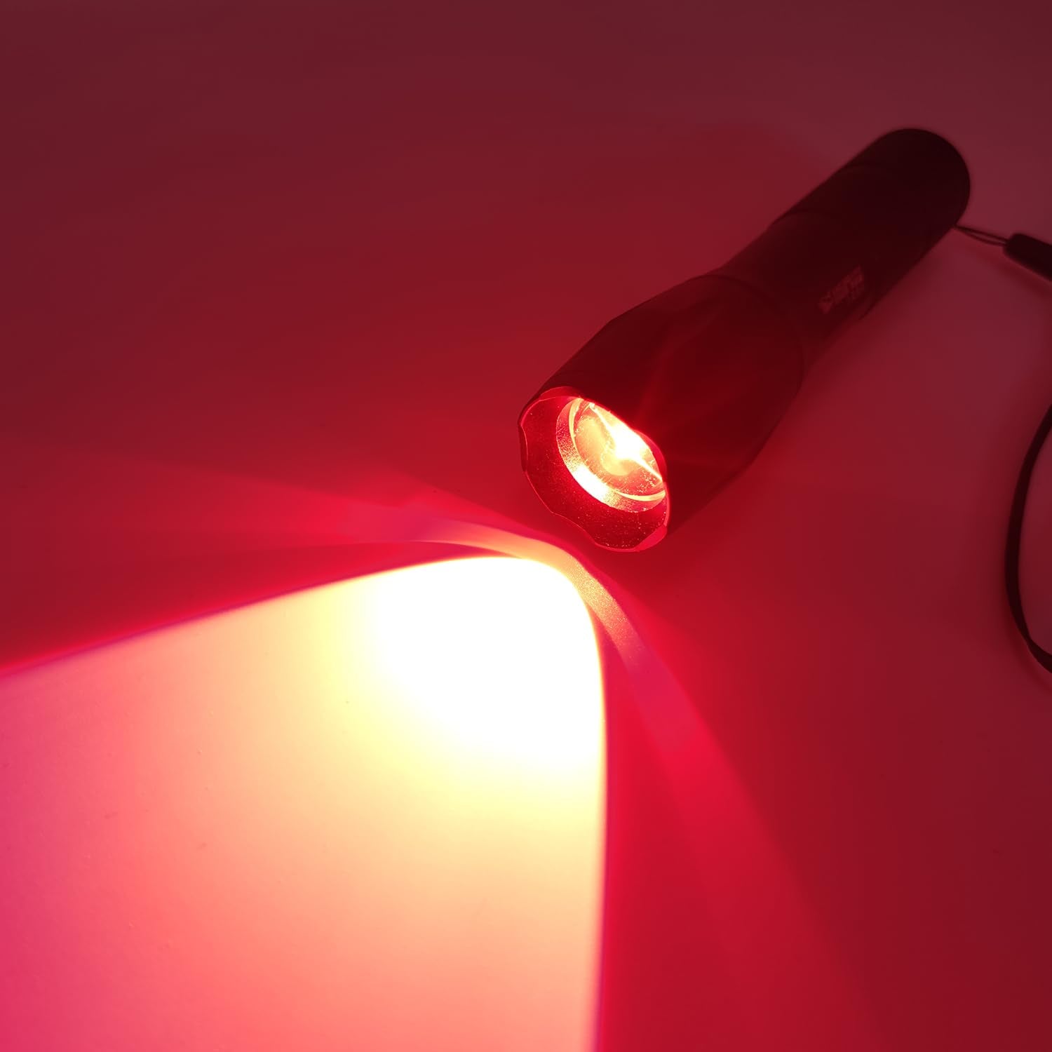 Hyvczp Rechargeable 2 In 1 Red Flashlight, Portable Waterproof Red Light Flashlight, Led Flashlight With White And Red Light Combination, Red Light For Night Observation, Astronomy, Aviations