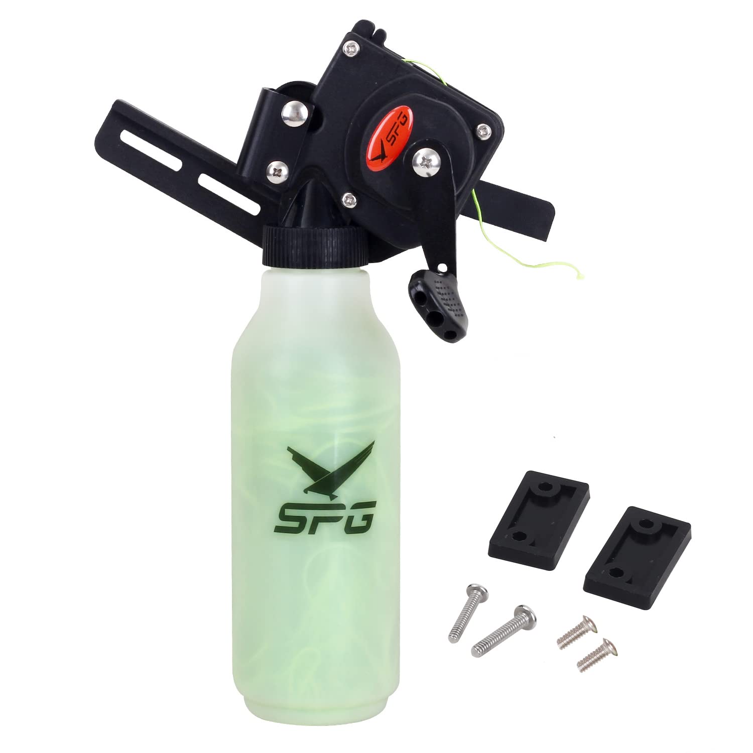 Fenjaner Archery Bowfishing Reel Hunting Bow Fishing Reel With 40M Fishing Rope For Compound And Recurve Bow