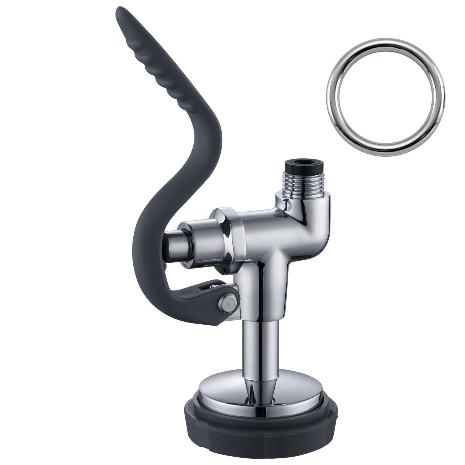 Gdyfdskin Commercial Sink Sprayer Valve Head For Pre-Rinse Kitchen Faucet, 1.42 Gpm High Pressure Dish Sprayer Nozzle Replacement Kit - Grey