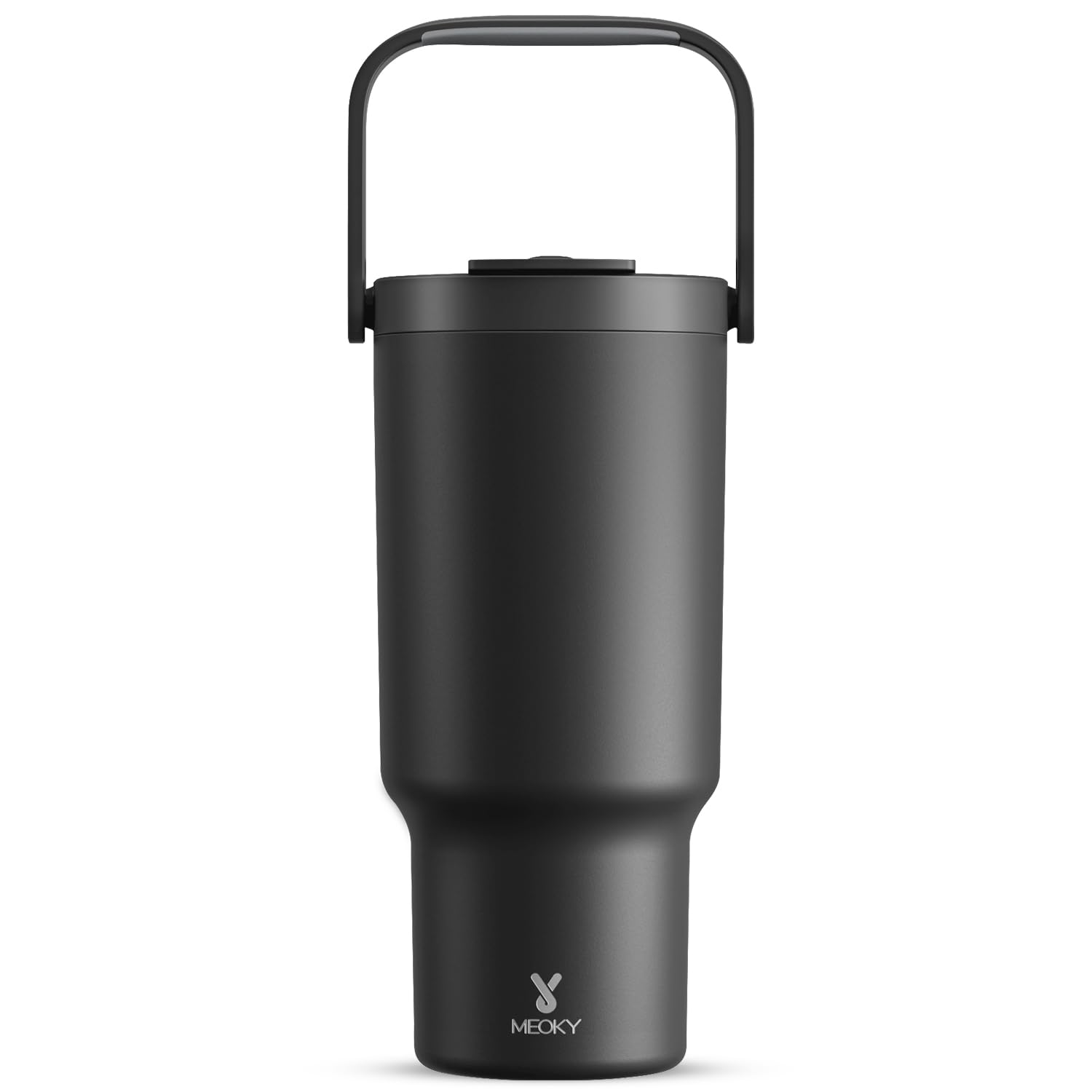 Meoky 32 Oz Tumbler With Handle, Tumbler With Lid And Straw, Stainless Steel Travel Mug