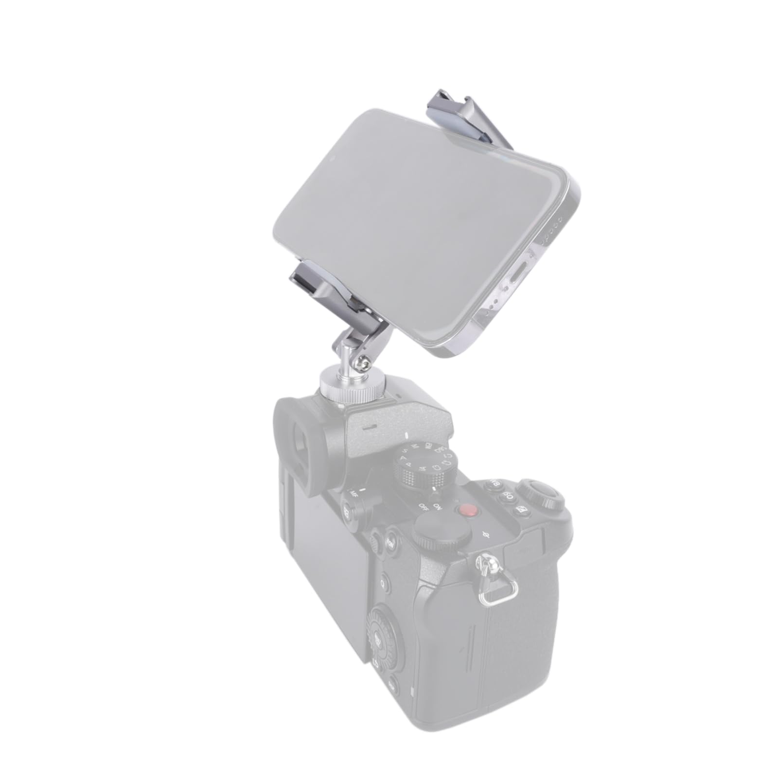 Niceyrig Aluminum Camera/Tripod Mount Phone Holder For Iphone 15/14/13/12 Pro 6.1'', Pro Max 6.7’’, Video Recording Vlog Lives Photography Support Stable Clamp - 576