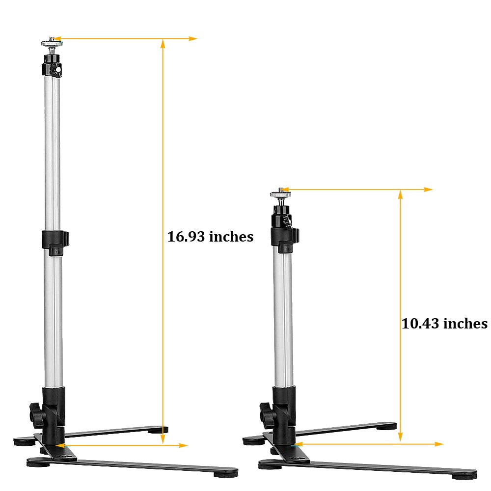 Aontoky Photo Copy Pico Projector Stand Overhead Phone Mount Adjustable Tabletop Teaching Online Stand For Live Streaming Baking Crafting Demo Online Video And Draw Recording