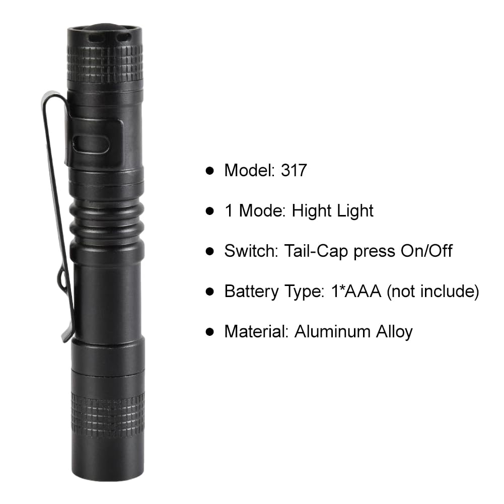 Castnoo 3 Pcs Led Pen Light, Pocket Flashlight With Clip, Portable Mini Flashlight Handheld Pen Light For Emergency, Overhaul, Outdoor Camping