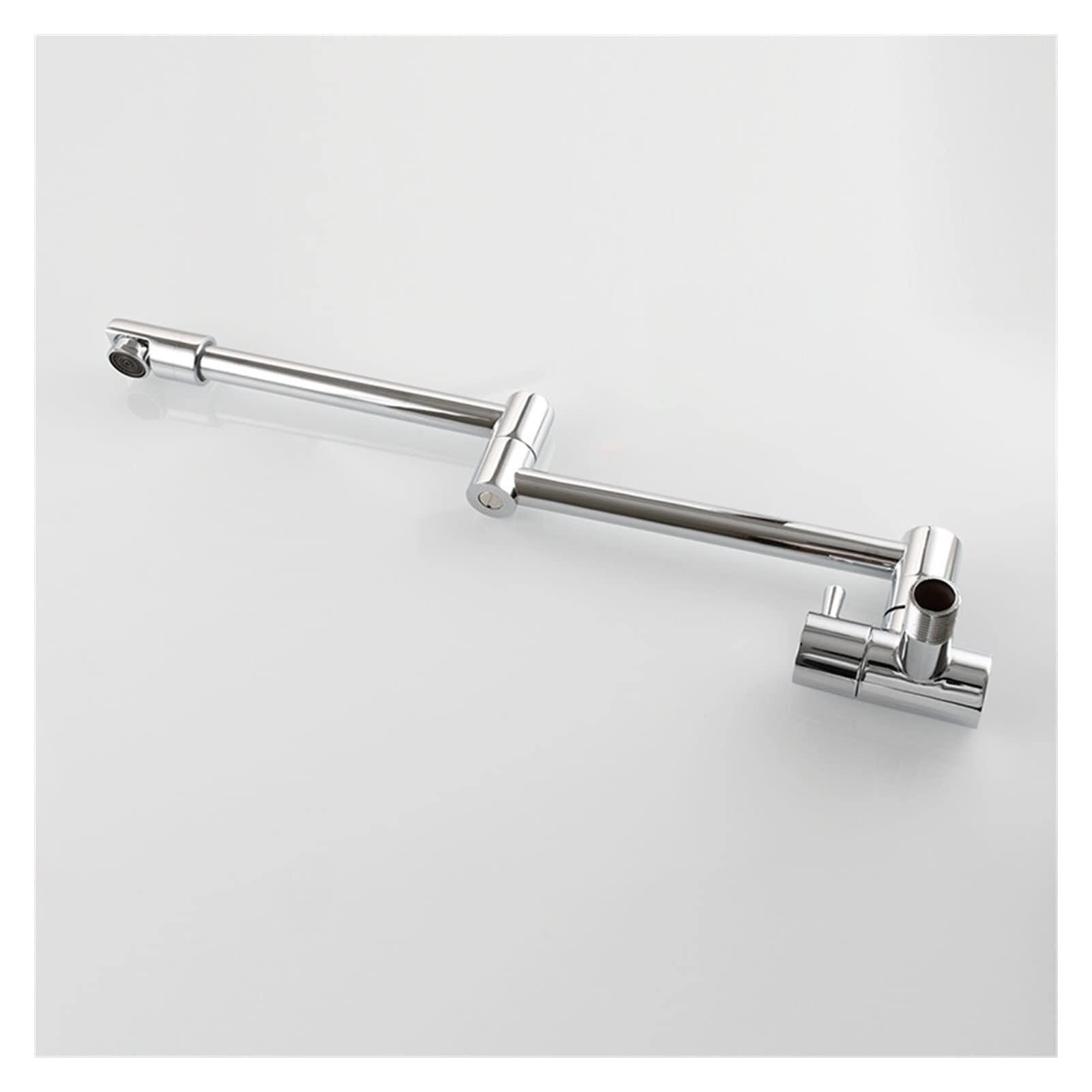 Zhangbinh Titanium Pot Filler Faucet, Wall-Mounted Copper Chrome Plated Kitchen Faucet, 360° Rotatable Single Cold Water Faucet For Sink & Stove