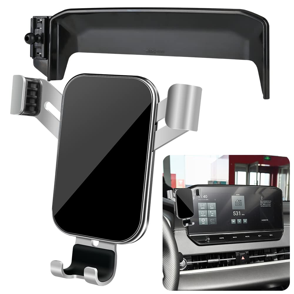 Lunqin Car Phone Holder For Mitsubishi Outlander And Outlander Phev Auto Interior Accessories Best Cell Phones Mount Cellphone Mobile Cradle Charging Navigation Screen Bracket