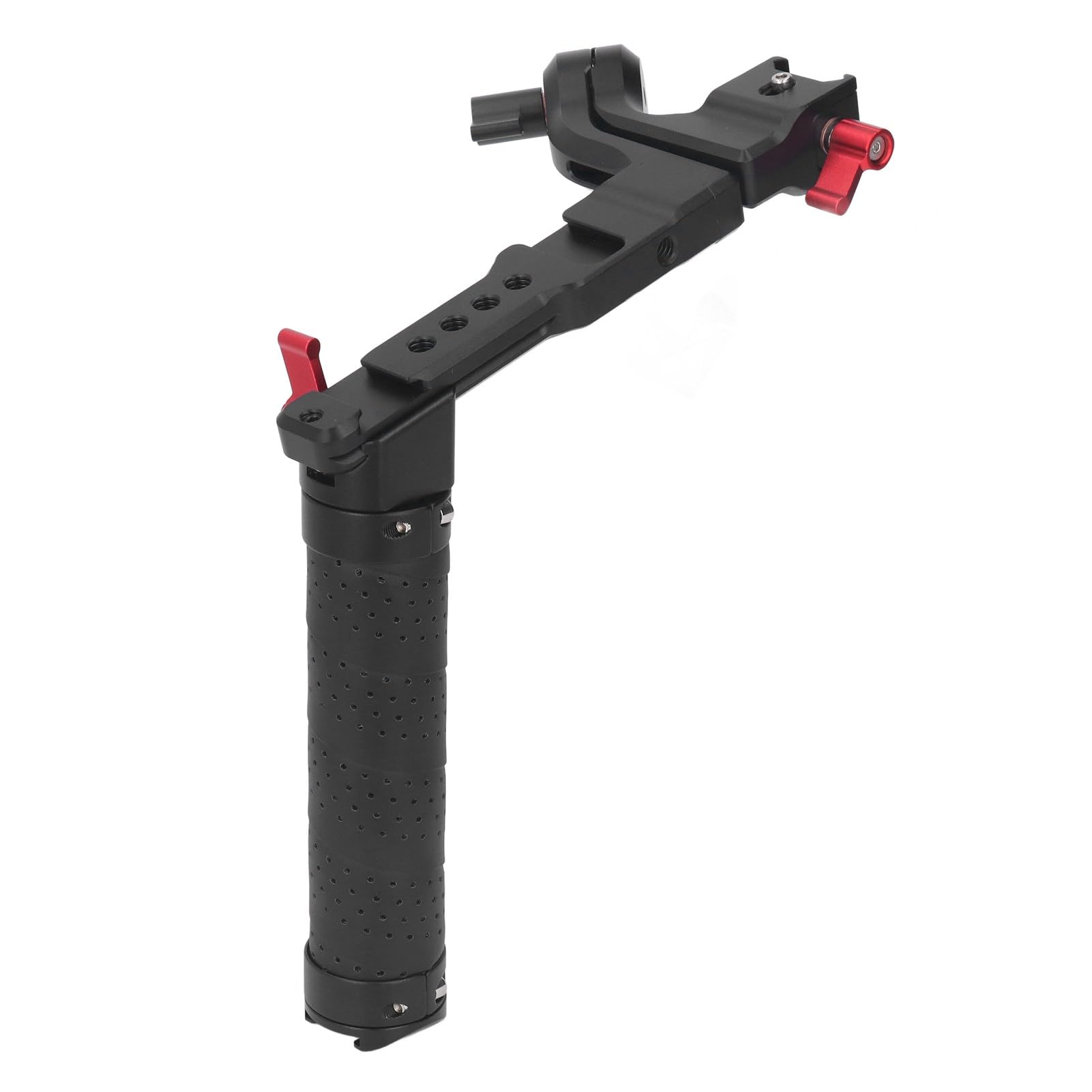 Zunate Stabilizer Foldable Handle, Aluminum Alloy Adjustable Handheld Extension Bracket Sling For Rs2 Rs3 Mini, With Multiple Expansion Interfaces For Monitors, Microphones, Lighting